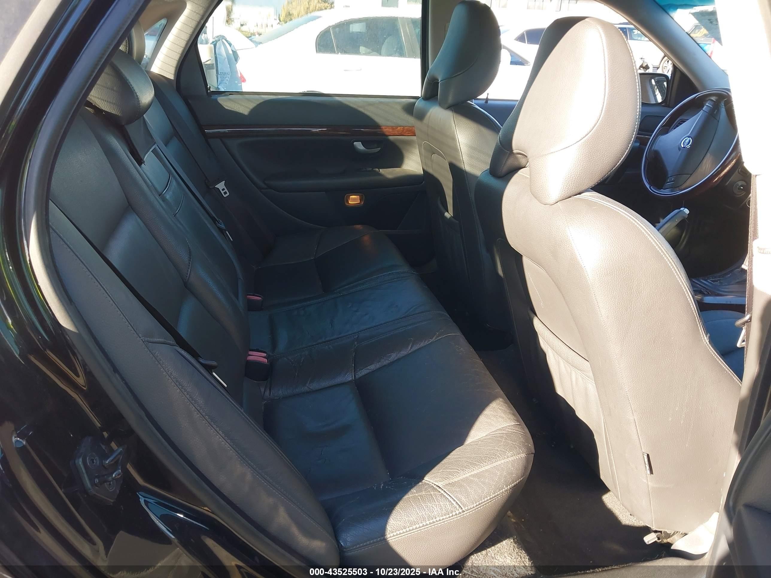 2006 Volvo S80 2.5t Black vin: YV1TS592X61436778