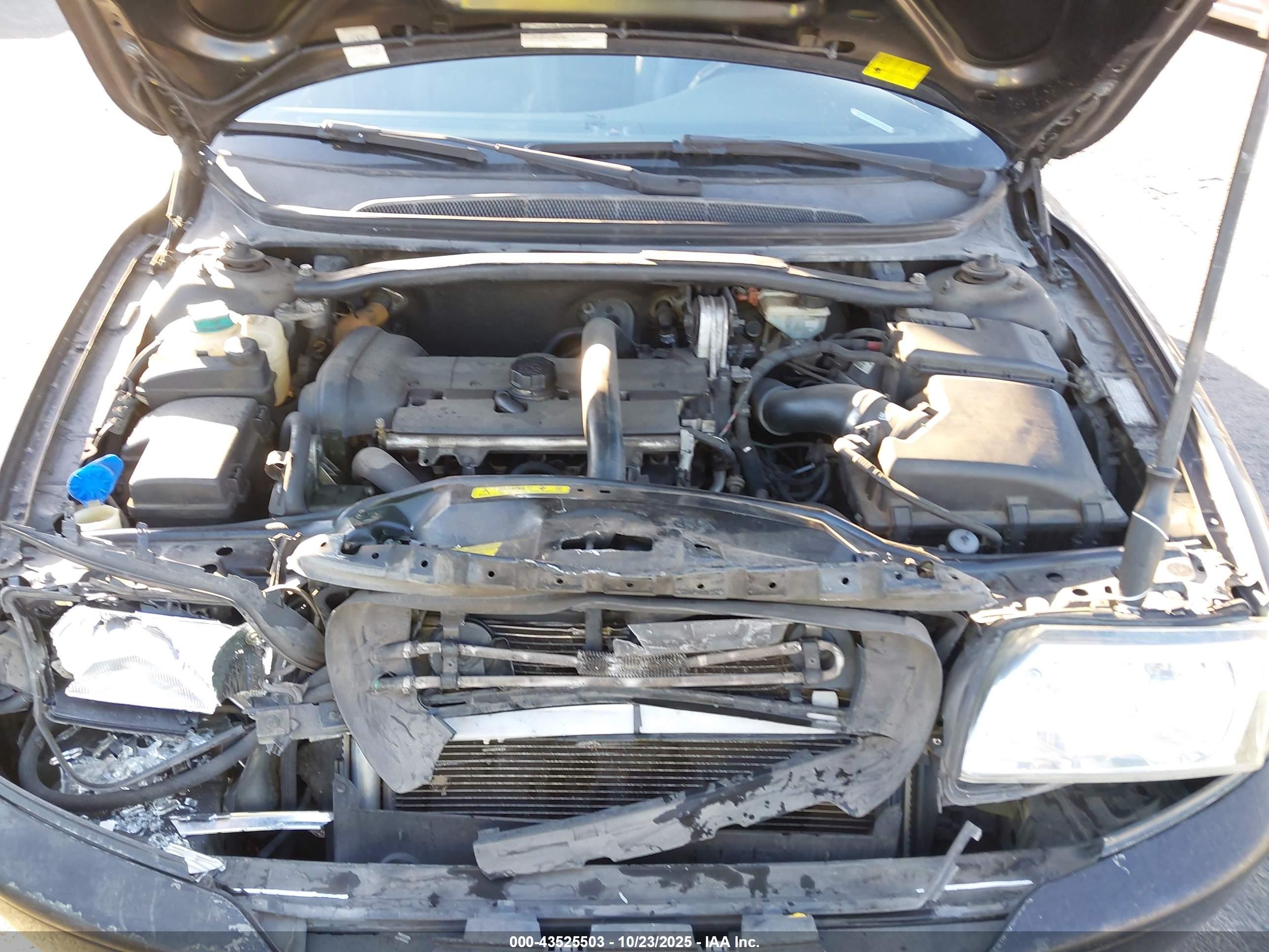 2006 Volvo S80 2.5t Black vin: YV1TS592X61436778