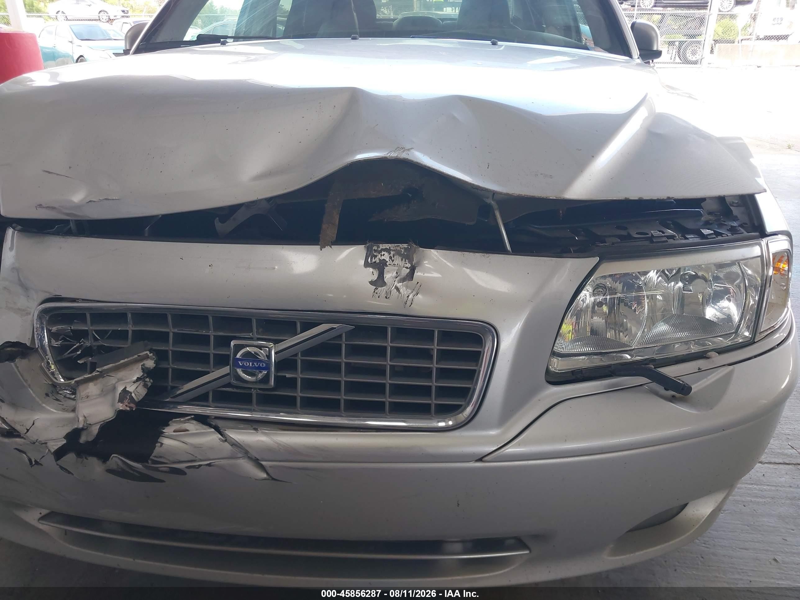 2006 Volvo S80 2.5t Silver vin: YV1TS592X61444914