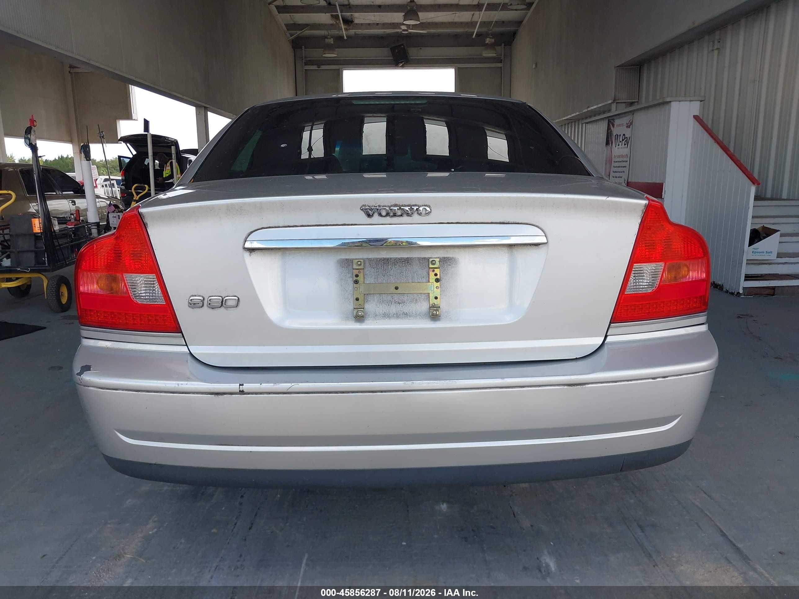 2006 Volvo S80 2.5t Silver vin: YV1TS592X61444914
