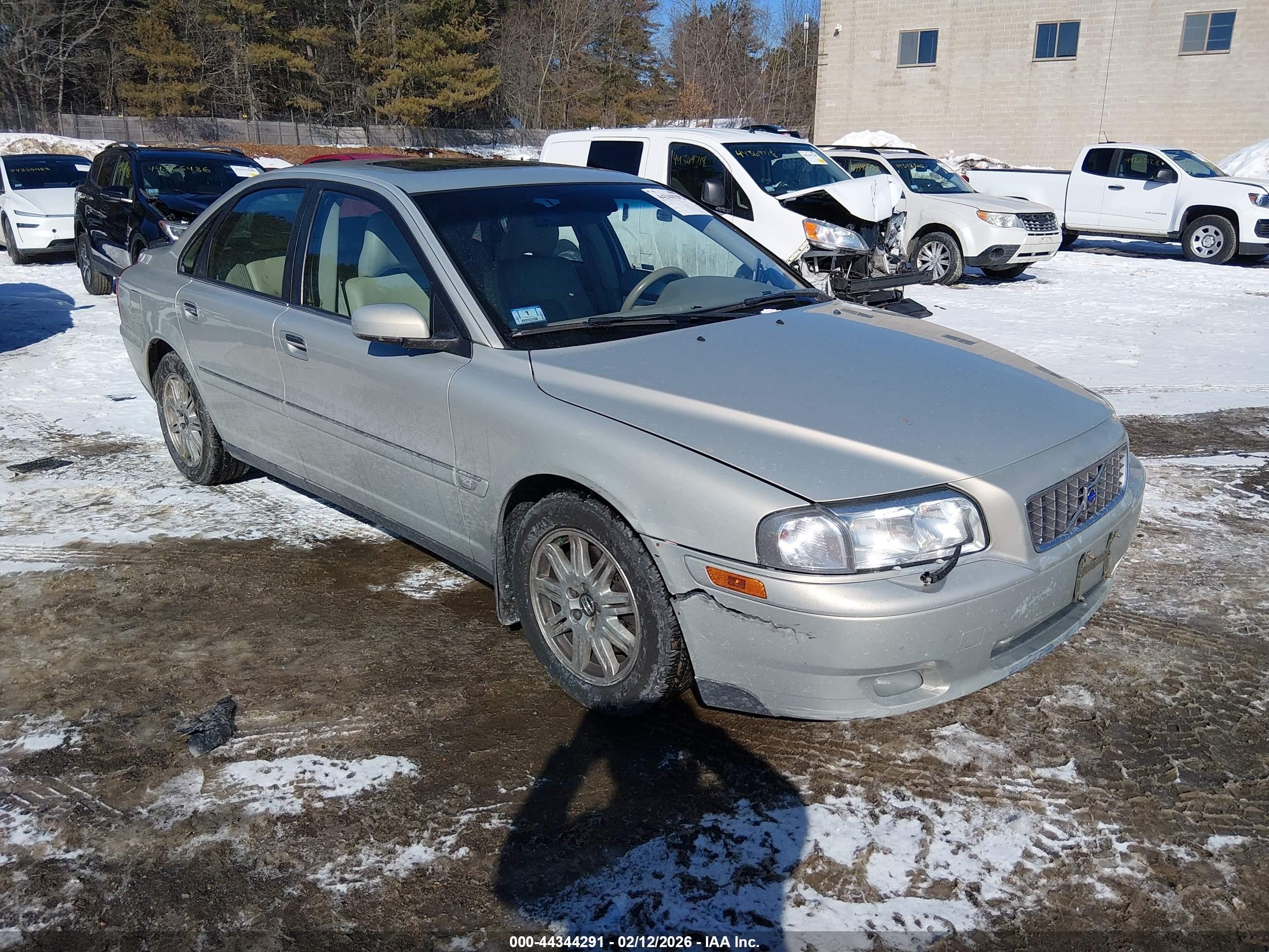2004 Volvo S80 2.5t Бежевый vin: YV1TS59H341374464