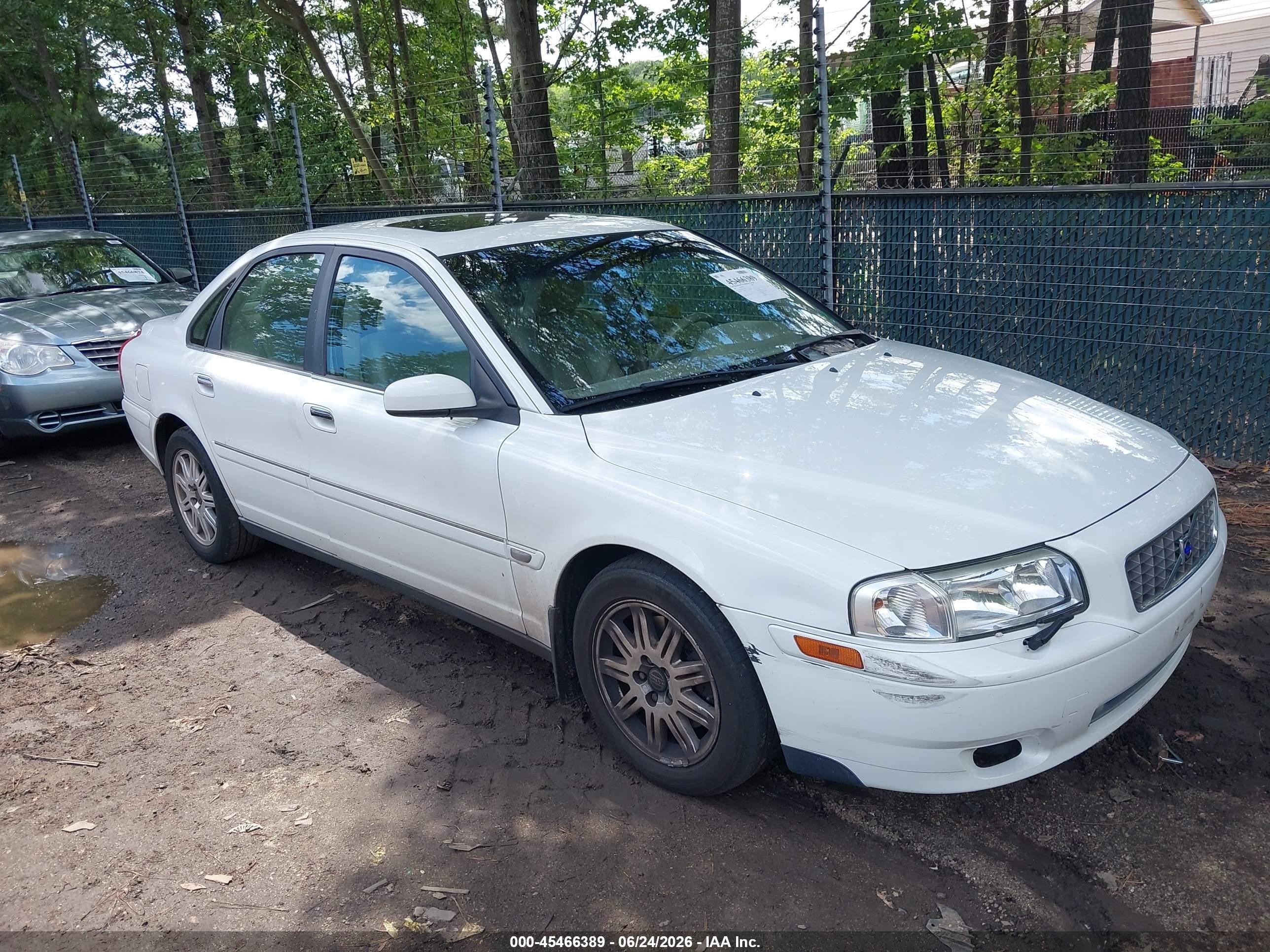 2004 Volvo S80 2.5t White vin: YV1TS59H541371727