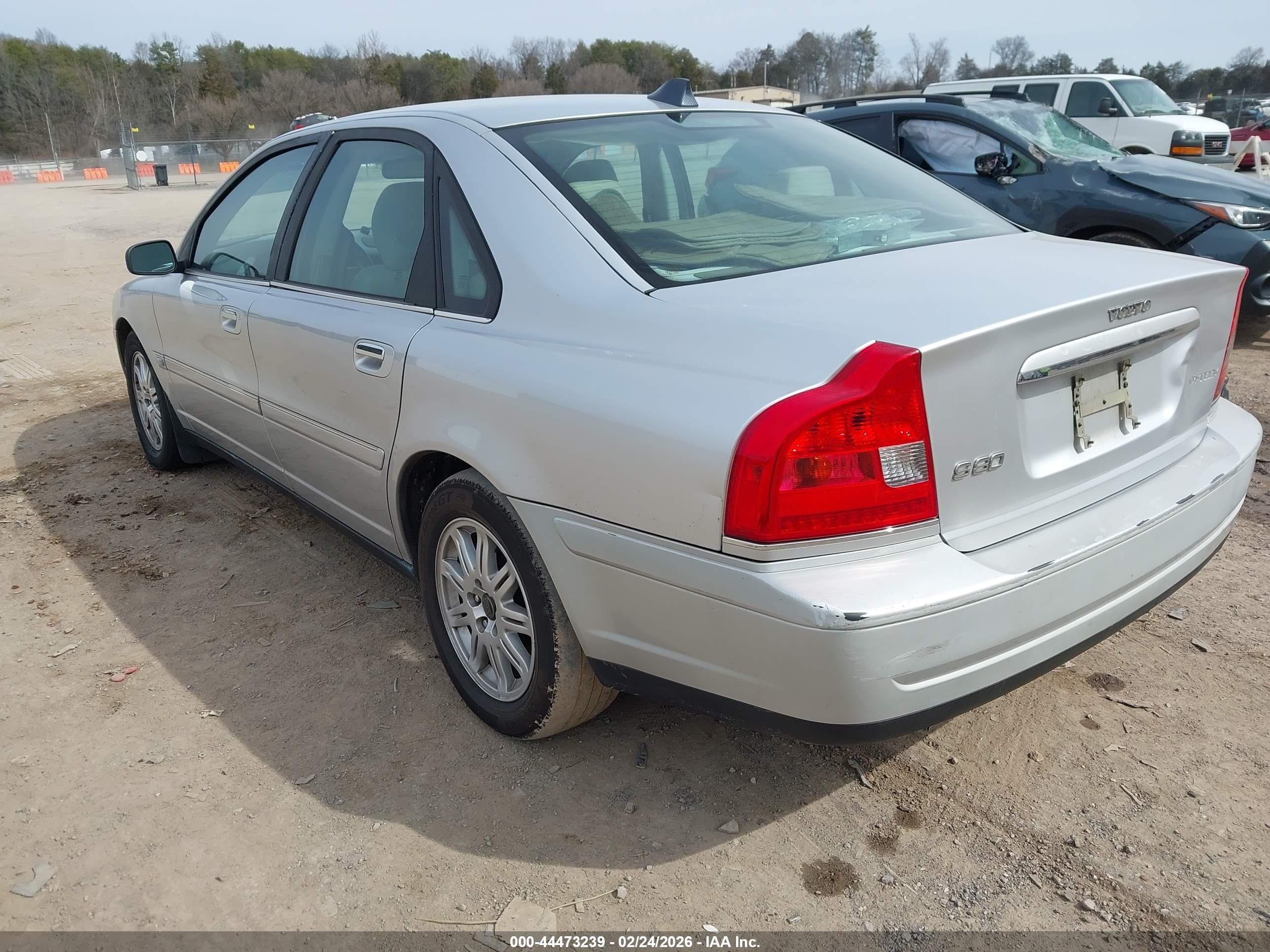 2004 Volvo S80 2.5t Silver vin: YV1TS59H841366487
