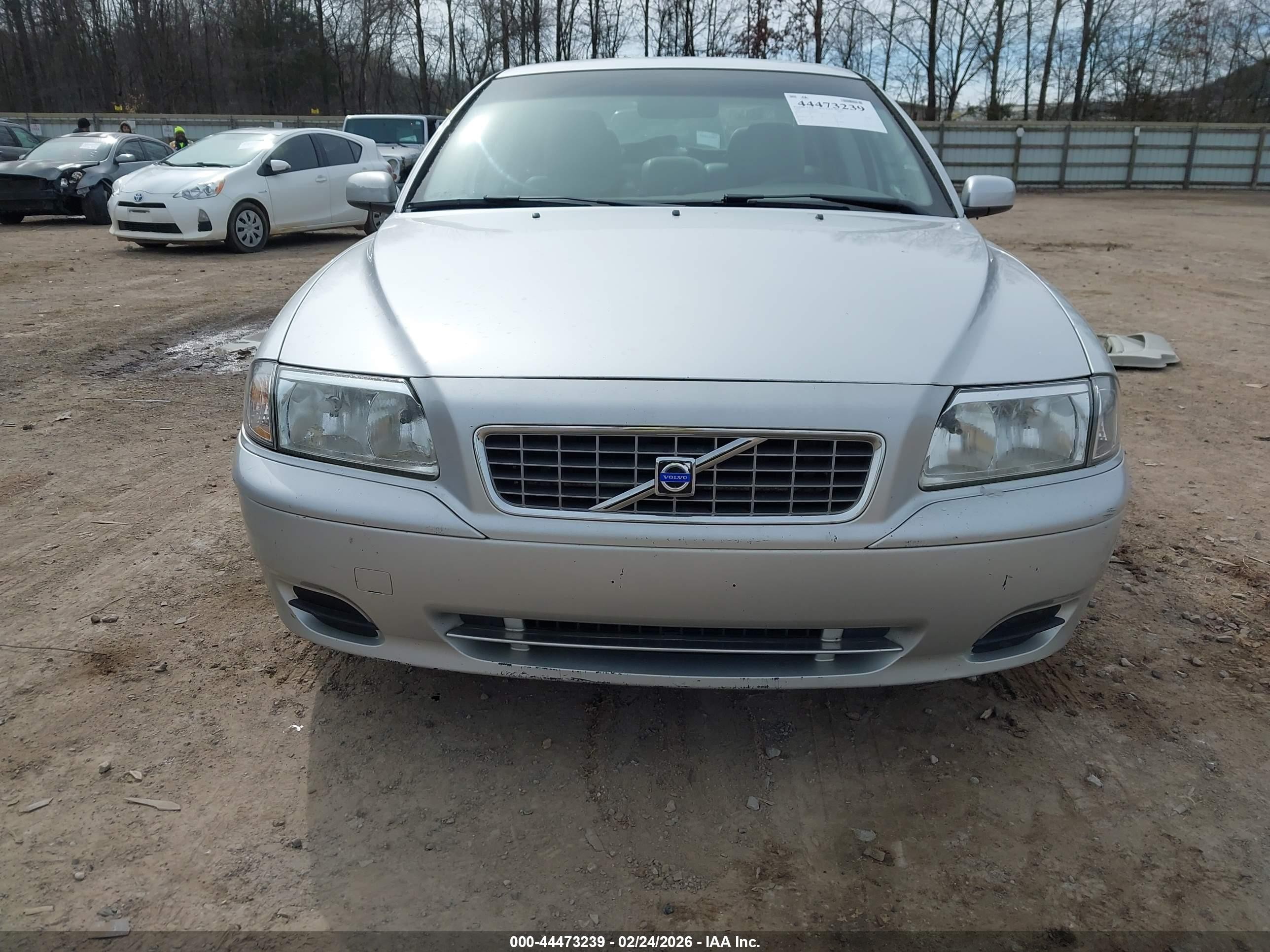 2004 Volvo S80 2.5t Silver vin: YV1TS59H841366487