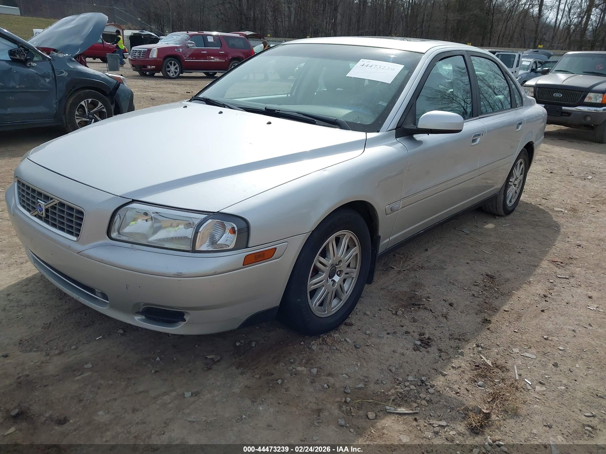 2004 Volvo S80 2.5t Silver vin: YV1TS59H841366487