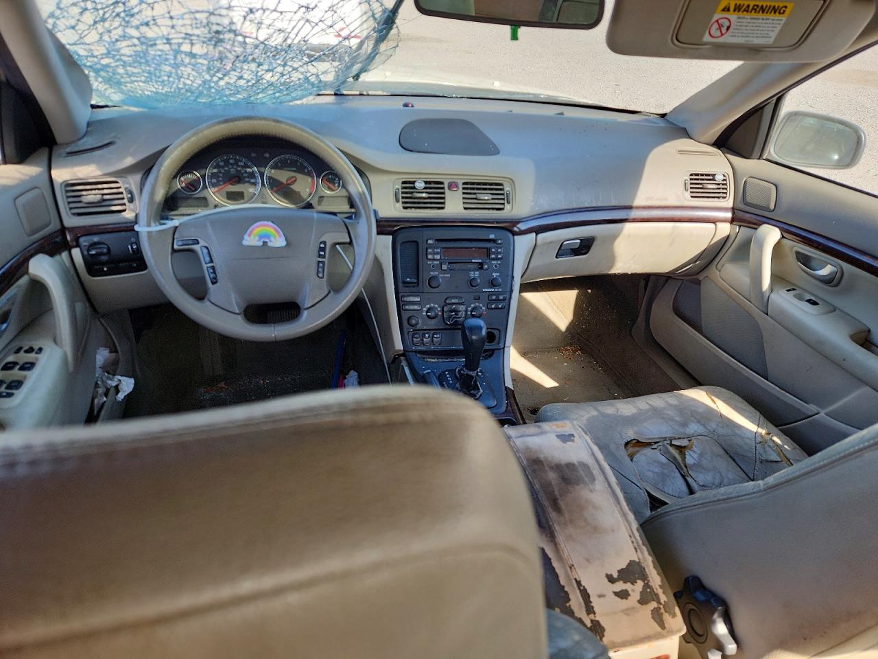 2004 Volv S80 2.5t Beige vin: YV1TS59HX41376065
