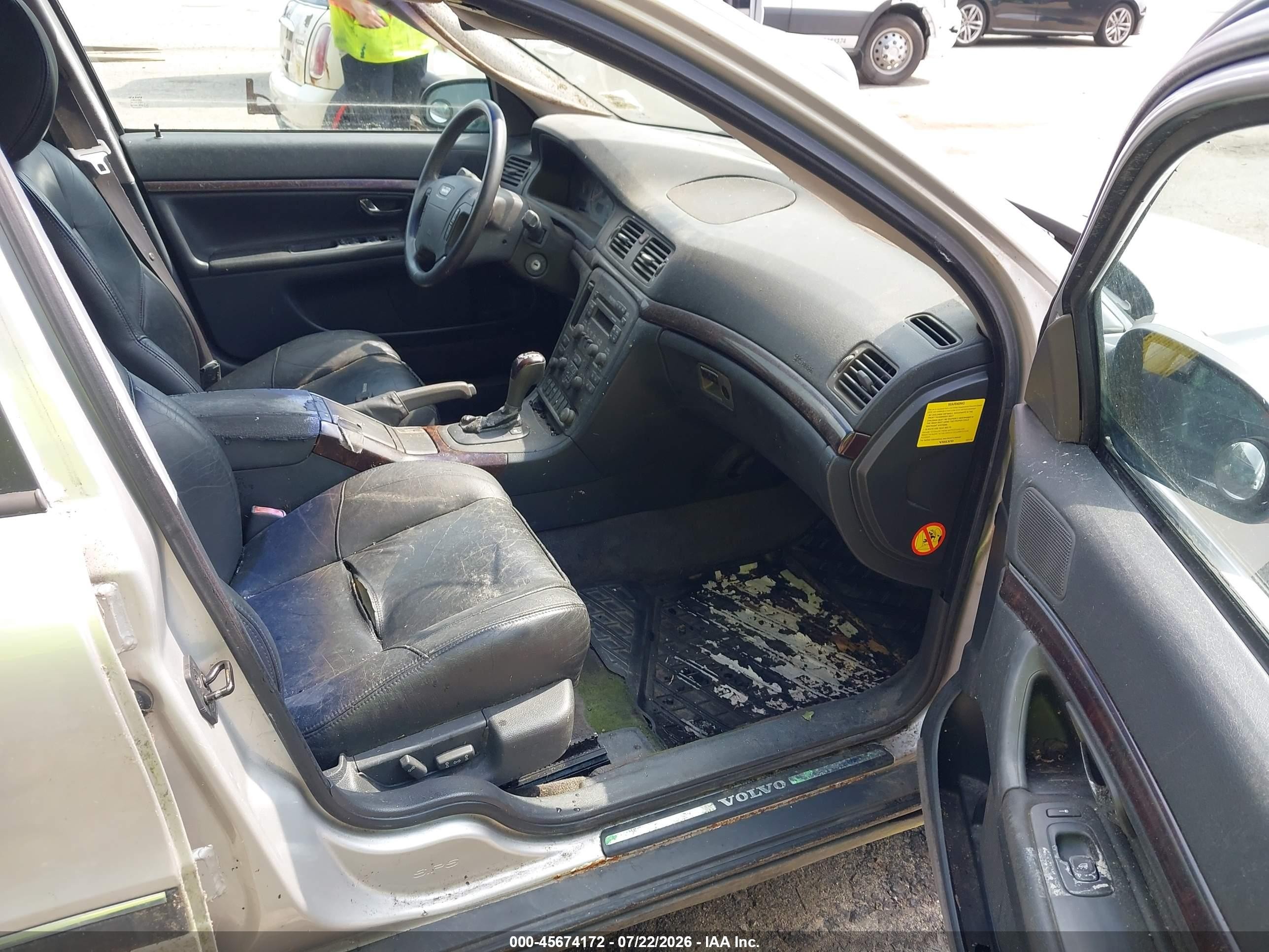 2000 Volvo S80 T-6 Silver vin: YV1TS90D2Y1082831