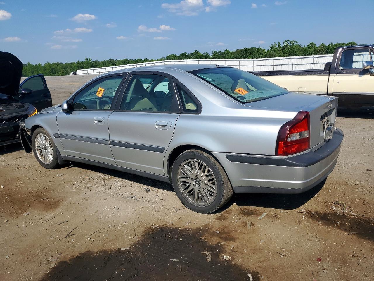 2000 Volvo S80 T6 Turbo Silver vin: YV1TS90D2Y1115956