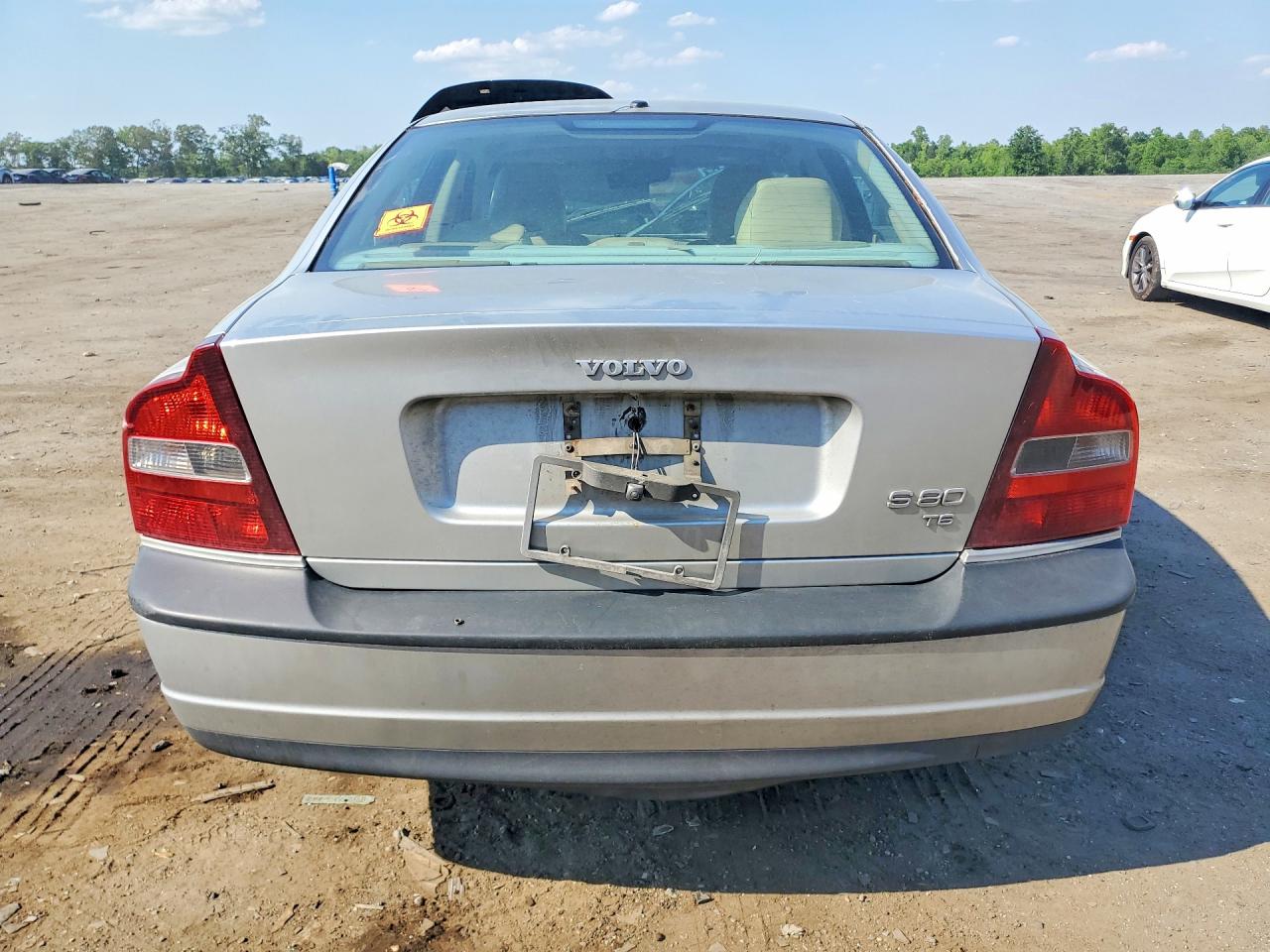 2000 Volvo S80 T6 Turbo Silver vin: YV1TS90D2Y1115956