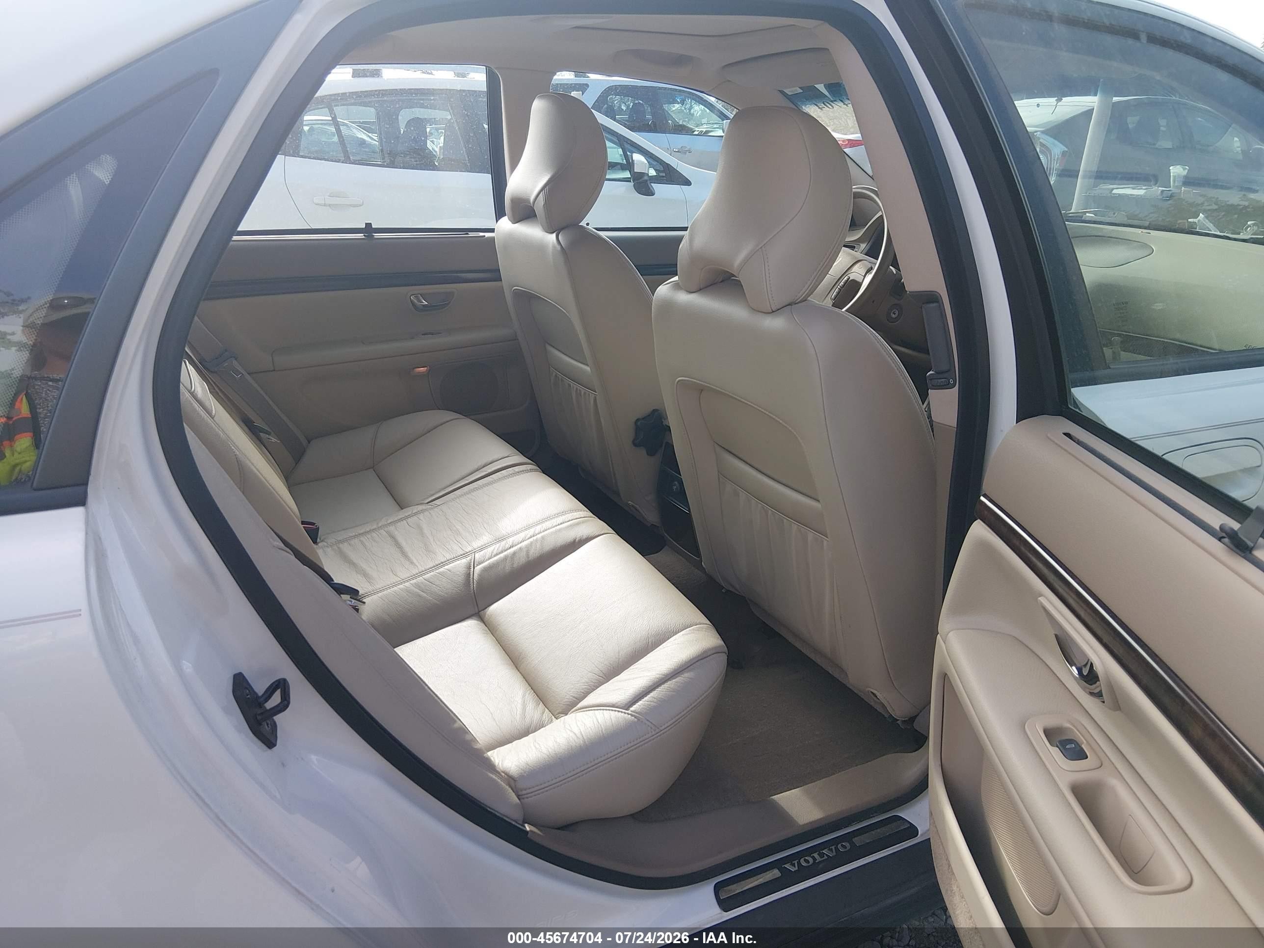 2001 Volvo S80 T6 White vin: YV1TS90D311180868