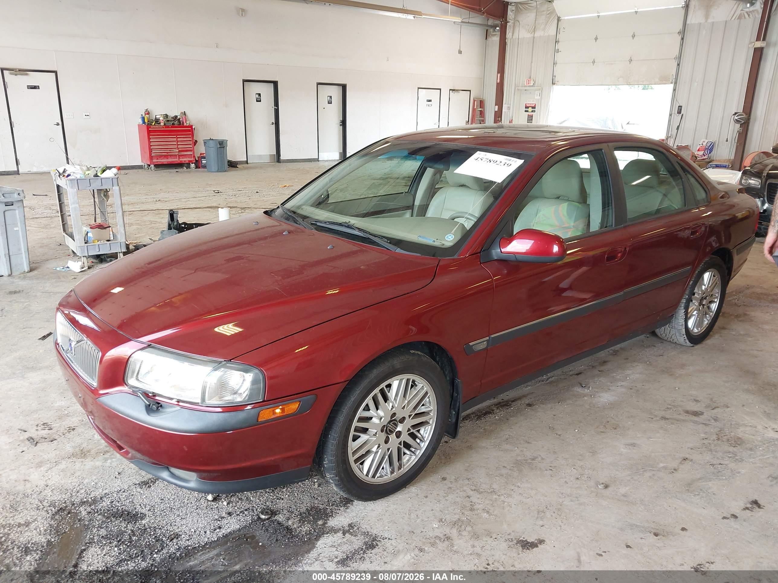 2001 Volvo S80 T6 Exectuvie Red vin: YV1TS90D911166635
