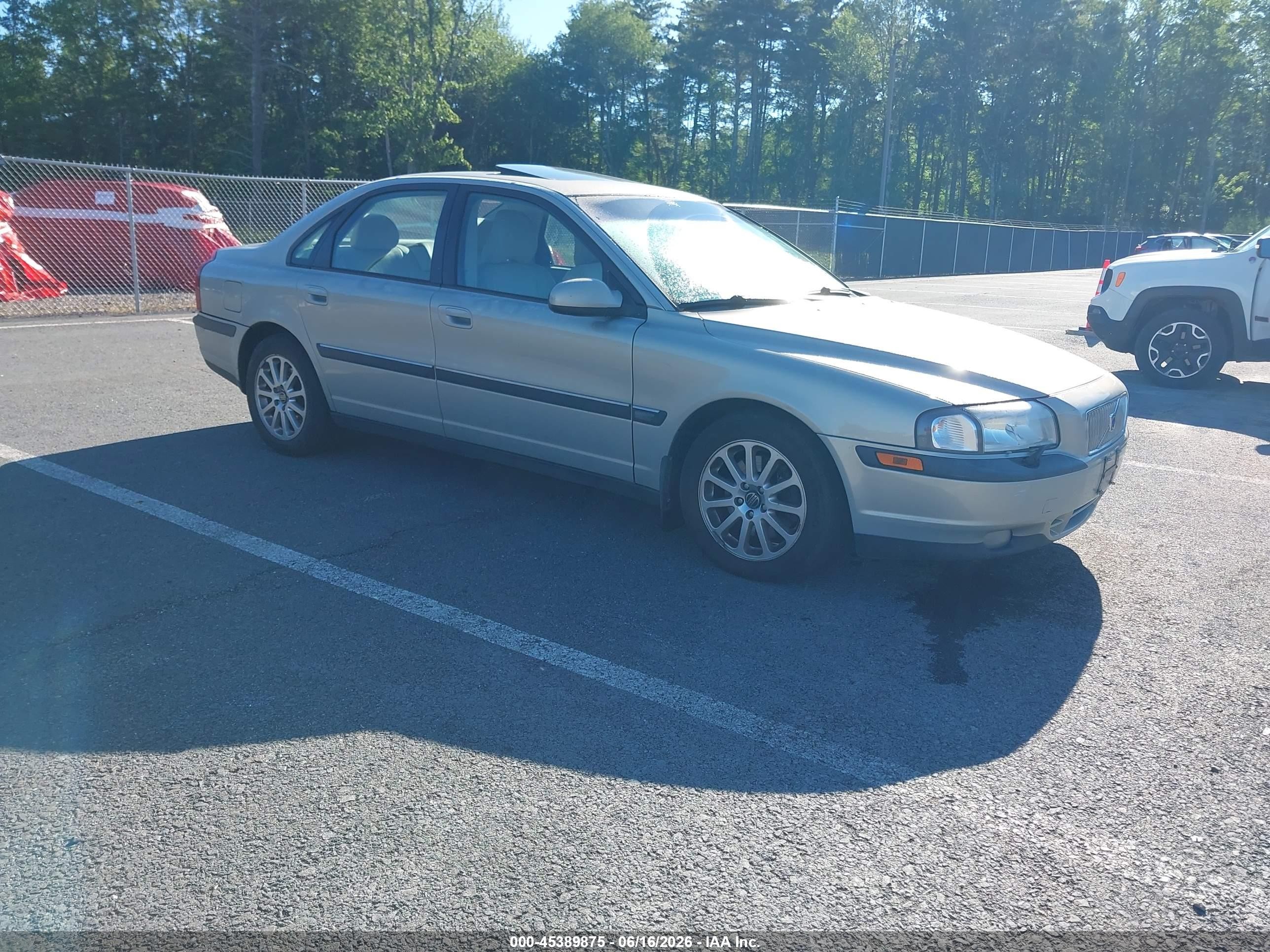 2000 Volvo S80 T-6 Silver vin: YV1TS90D9Y1084396