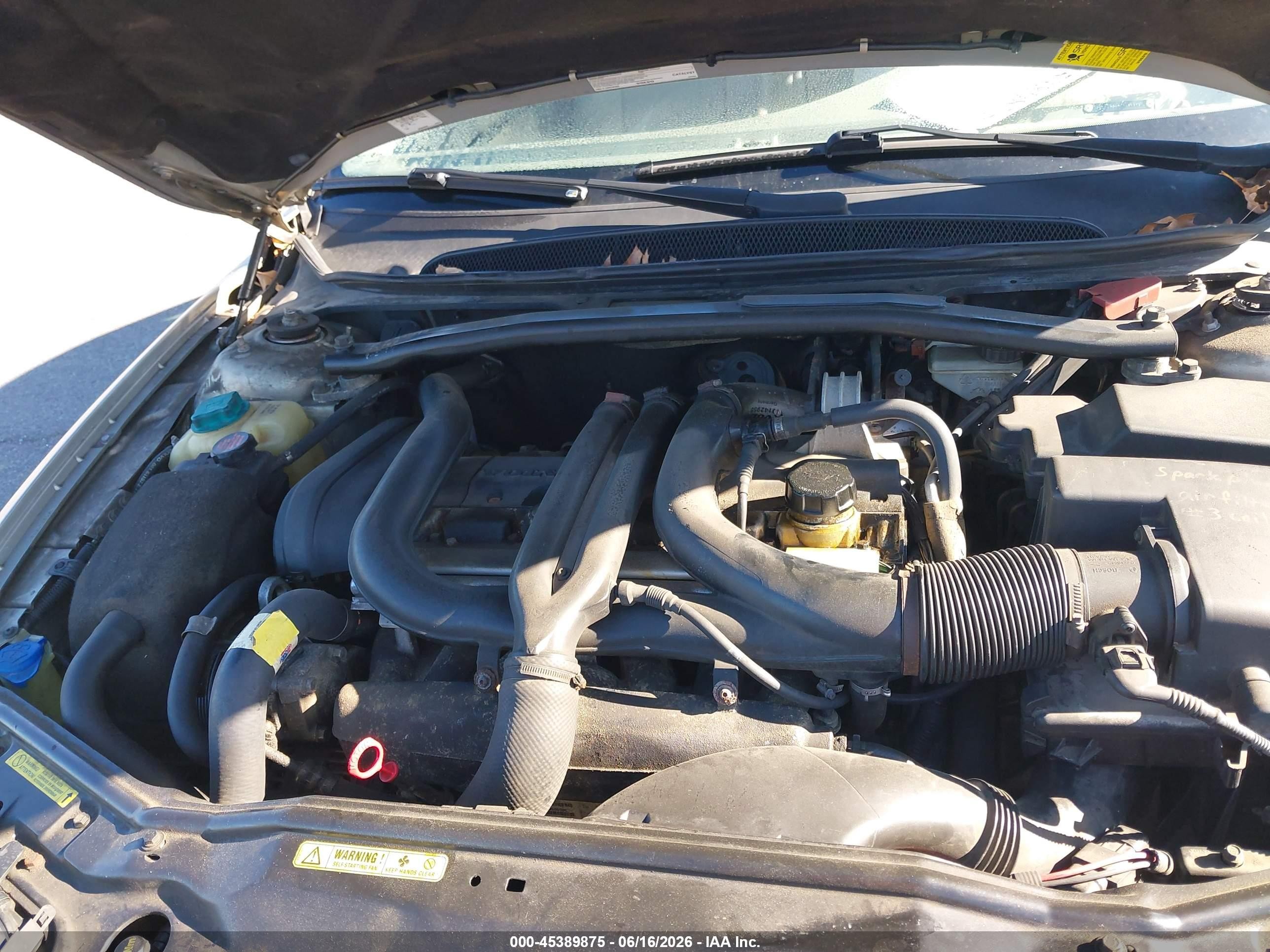 2000 Volvo S80 T-6 Silver vin: YV1TS90D9Y1084396