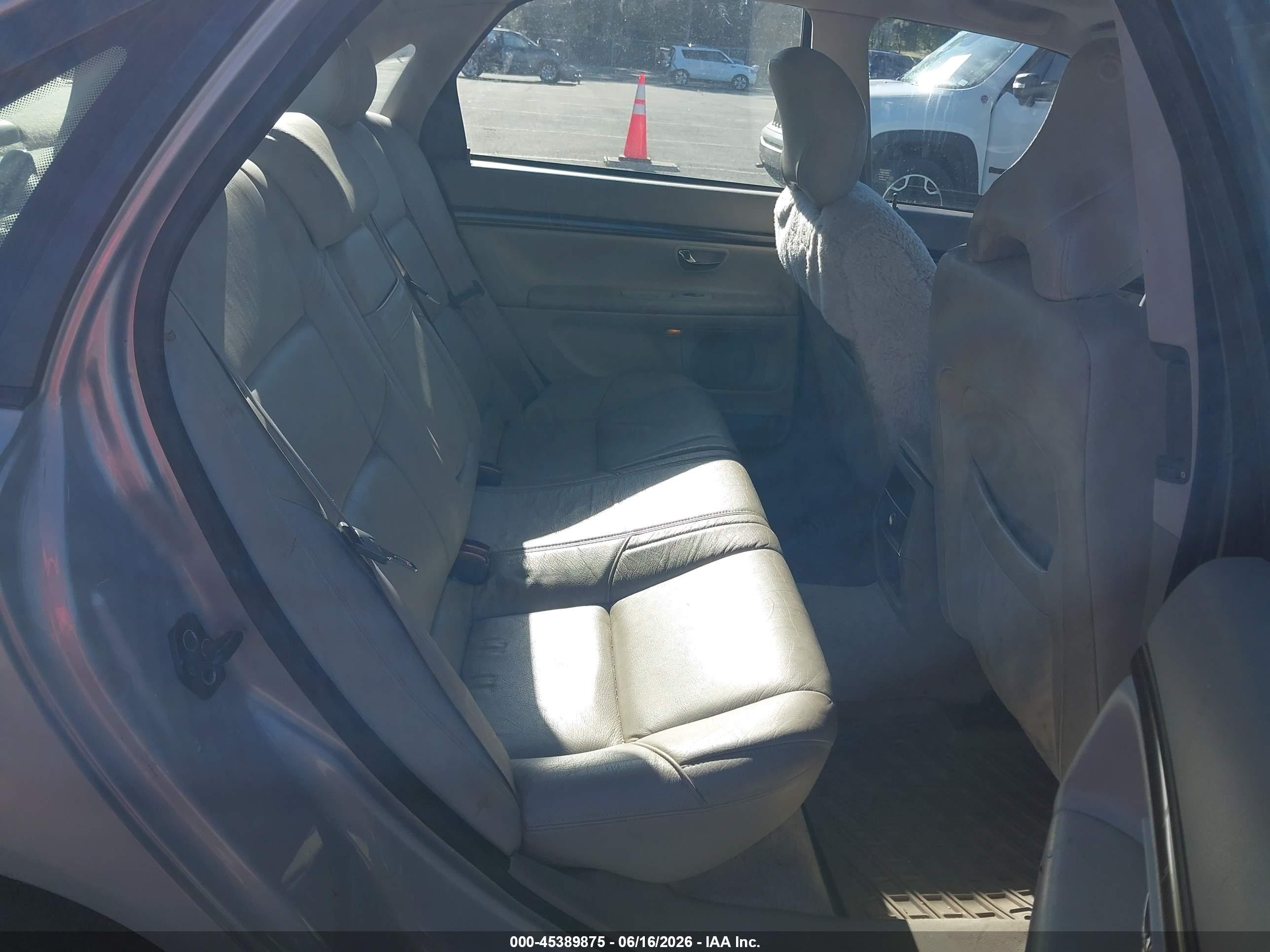 2000 Volvo S80 T-6 Silver vin: YV1TS90D9Y1084396