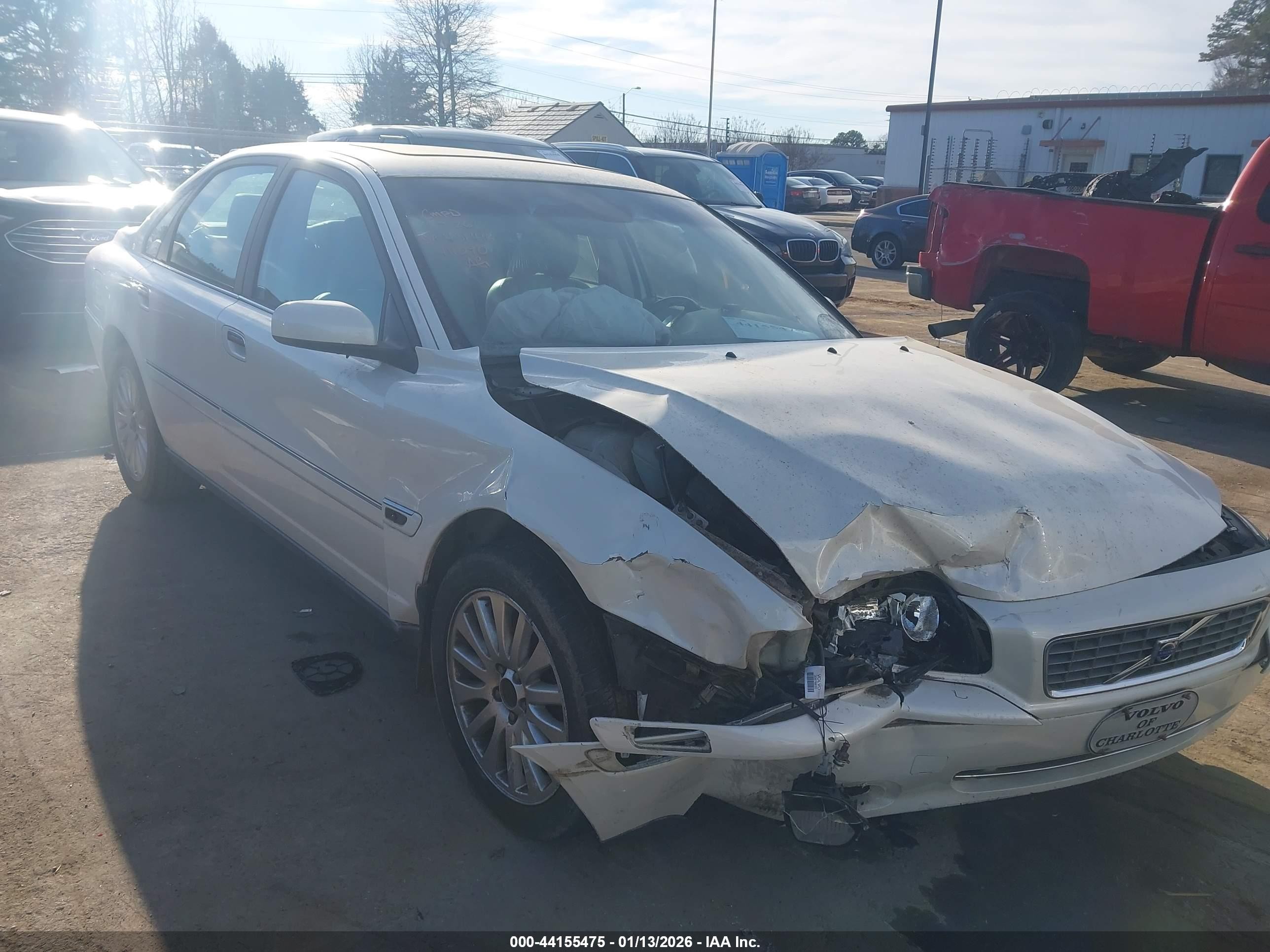 2005 Volvo S80 T6 White vin: YV1TS911051411090