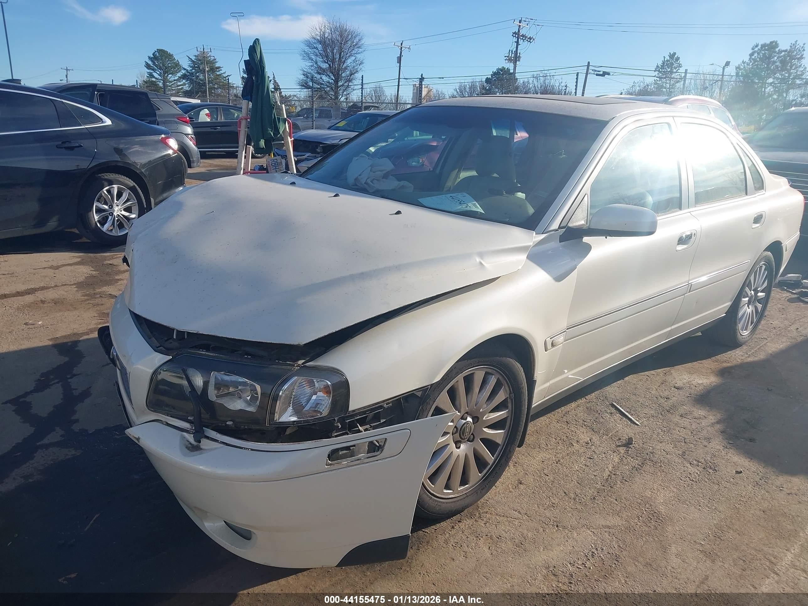 2005 Volvo S80 T6 White vin: YV1TS911051411090