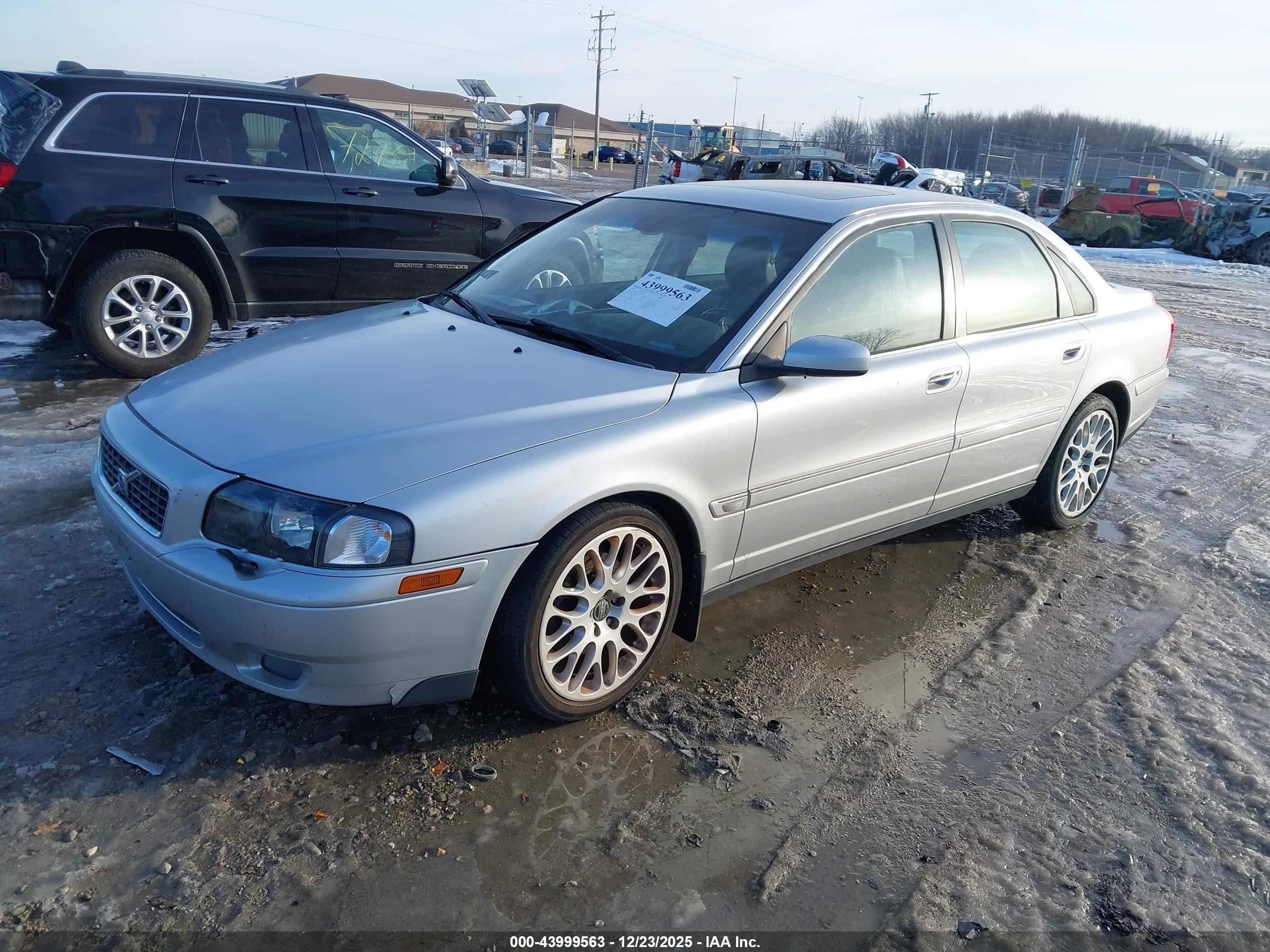 2005 Volvo S80 T6 Silver vin: YV1TS911751402709