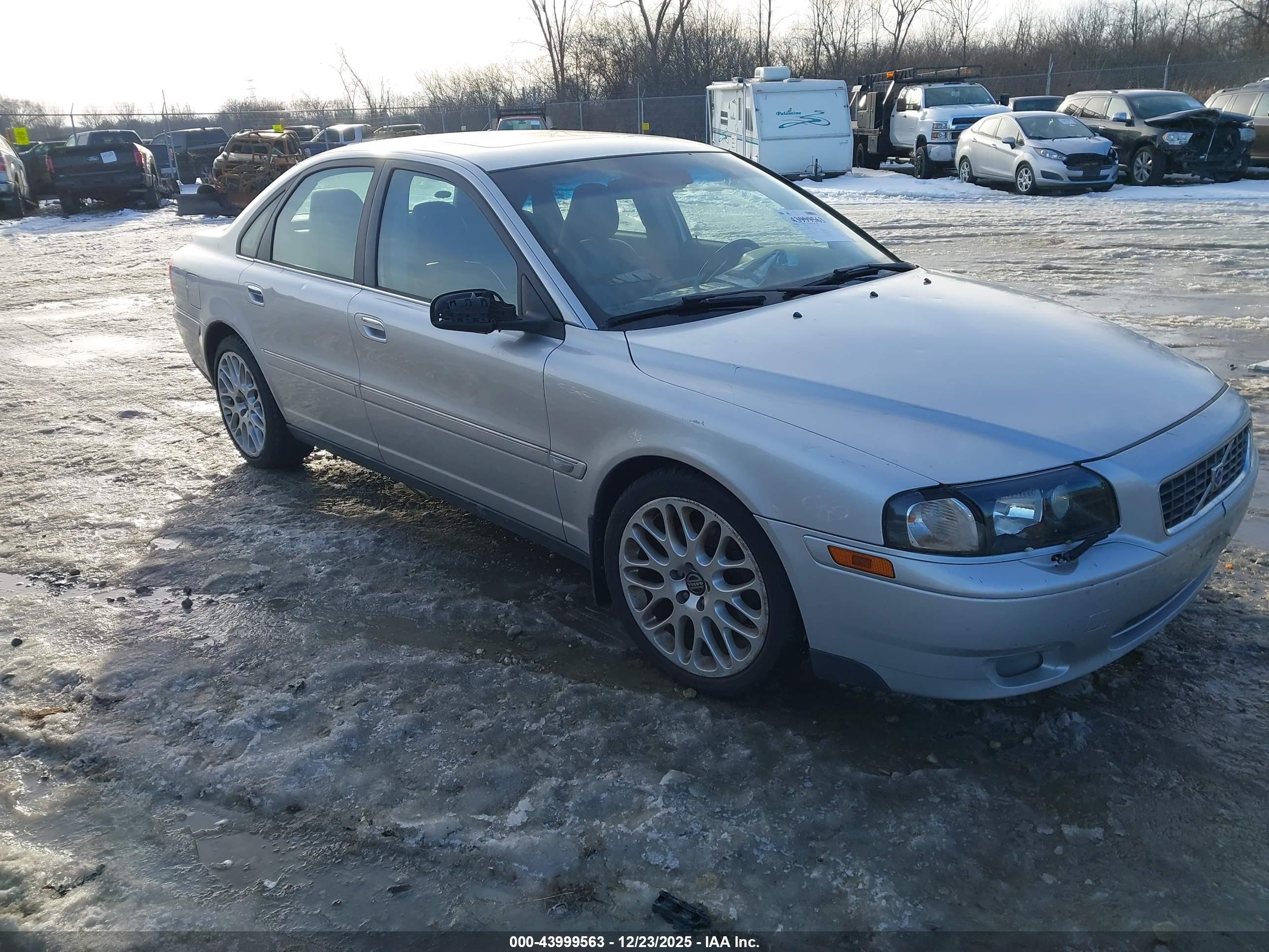 2005 Volvo S80 T6 Silver vin: YV1TS911751402709