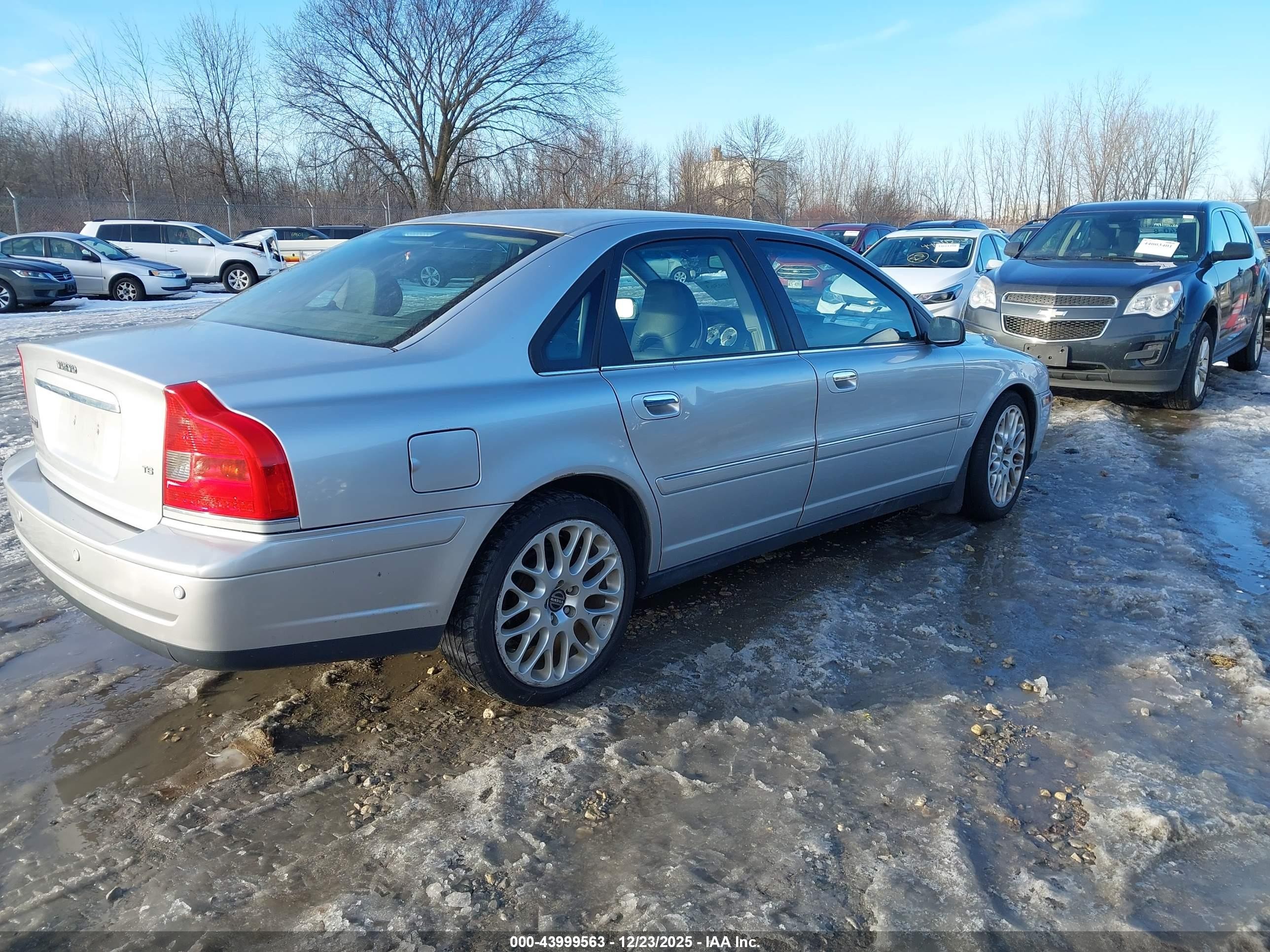2005 Volvo S80 T6 Silver vin: YV1TS911751402709