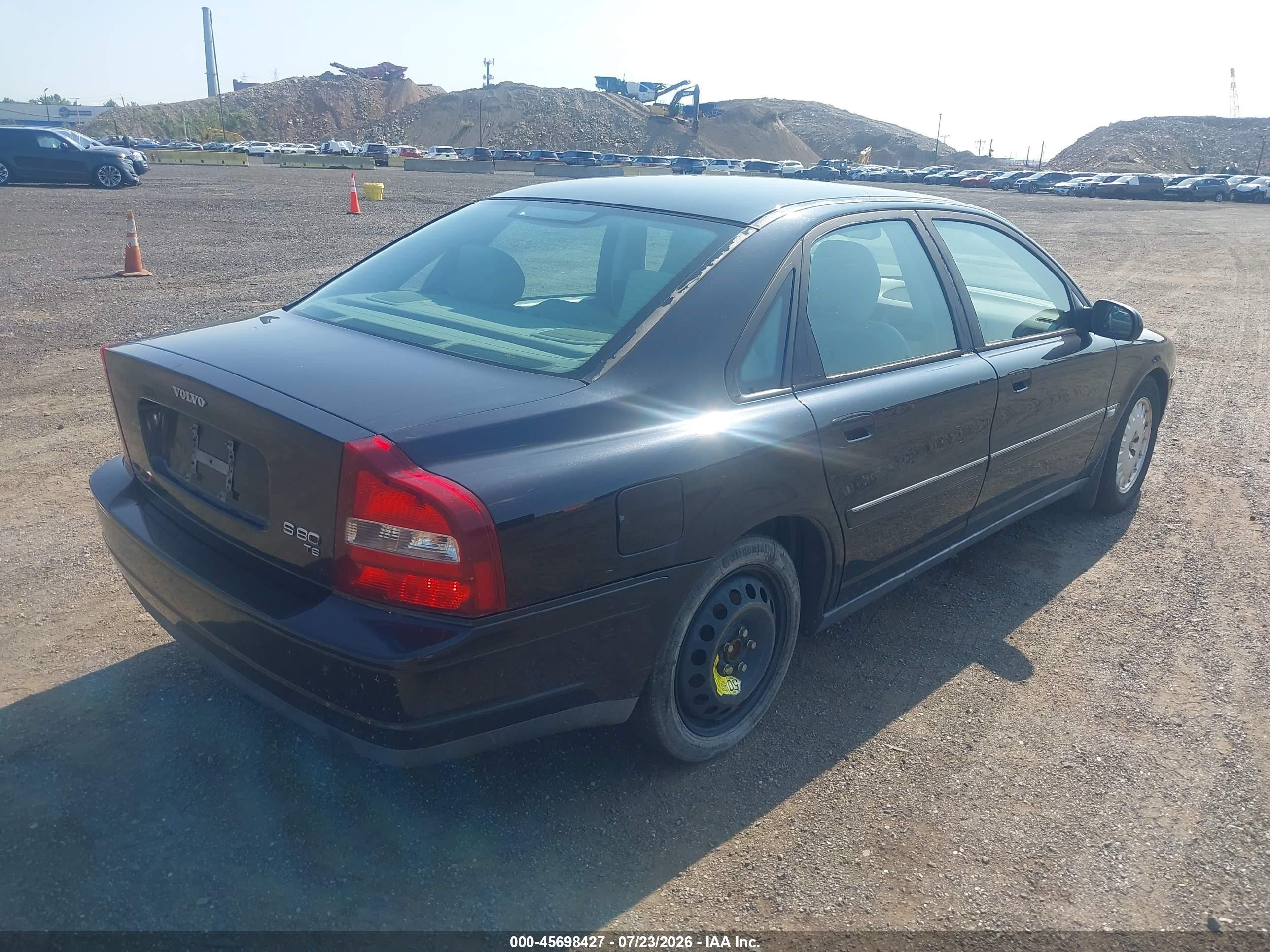 2002 Volvo S80 Executive/t6 Black vin: YV1TS91DX21260121