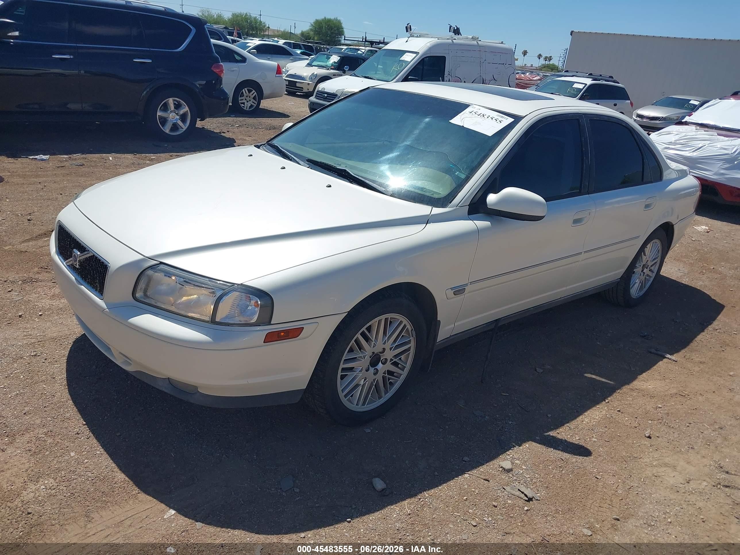 2002 Volvo S80 Executive/t6 White vin: YV1TS91DX21272379