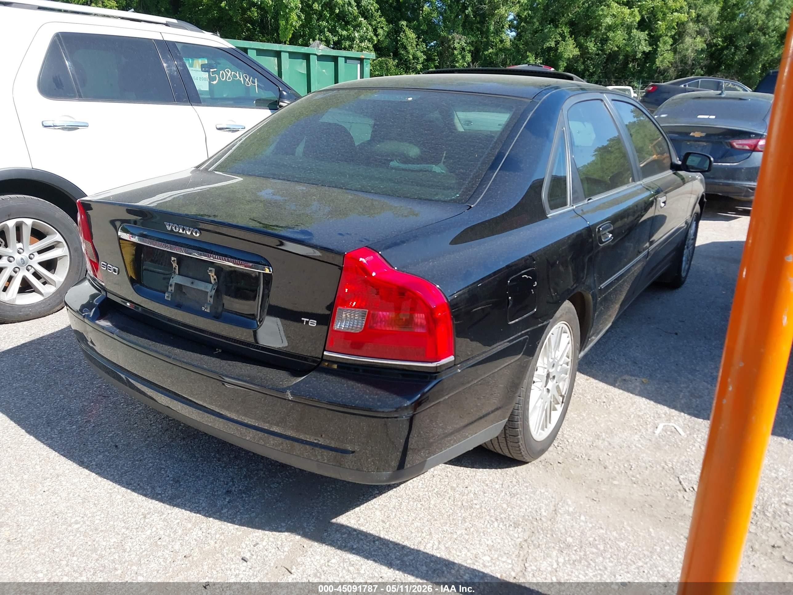 2004 Volvo S80 2.9/t6 Black vin: YV1TS91Z641339994