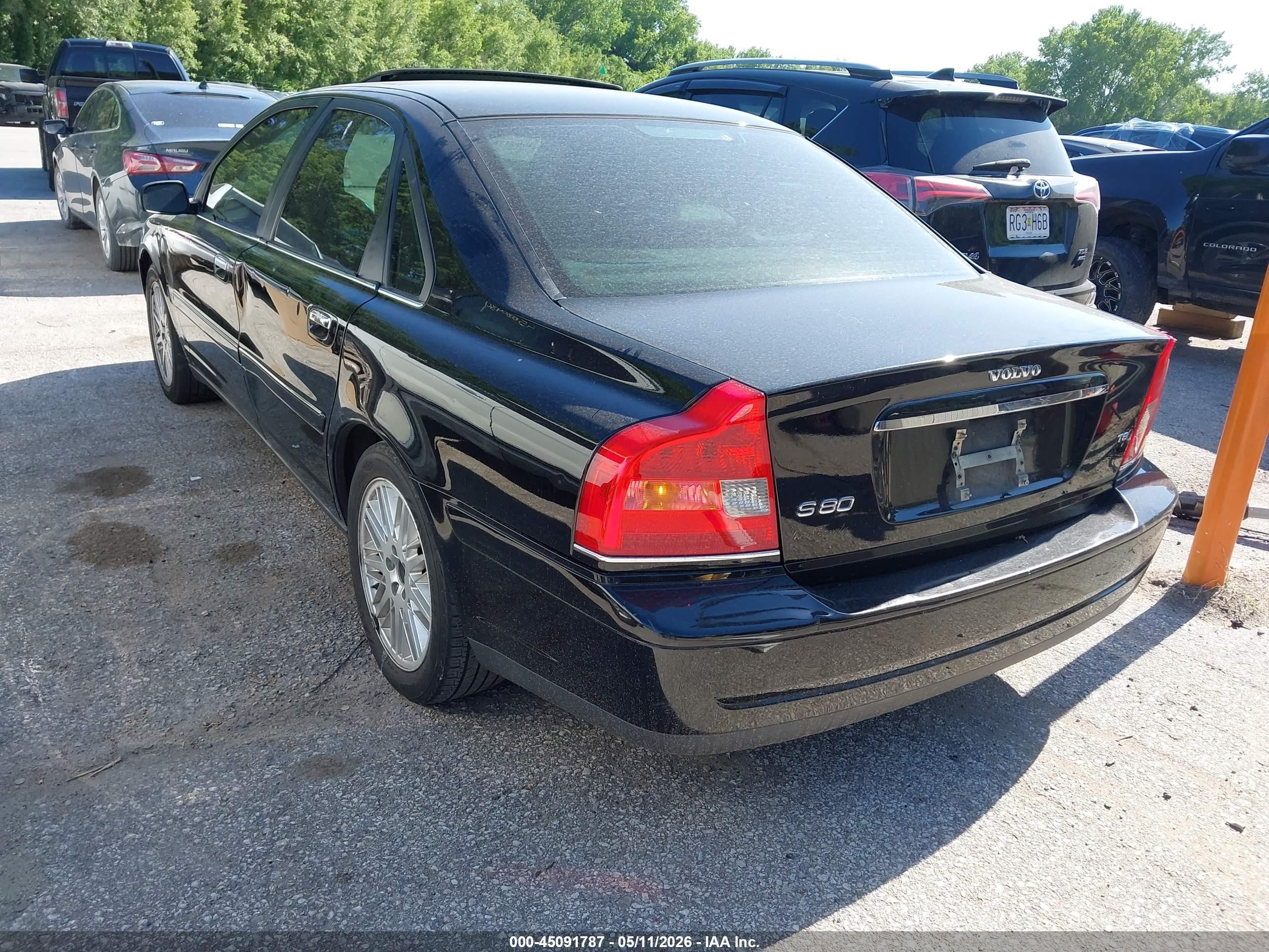2004 Volvo S80 2.9/t6 Black vin: YV1TS91Z641339994