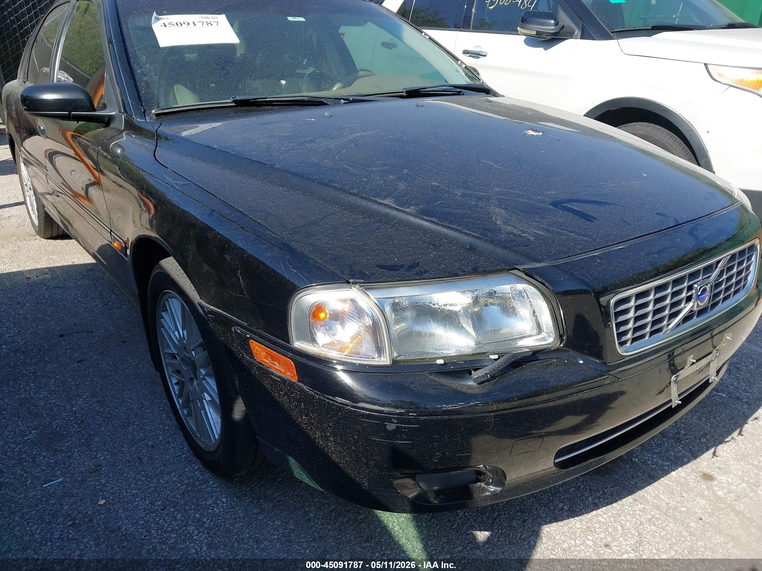 2004 Volvo S80 2.9/t6 Black vin: YV1TS91Z641339994