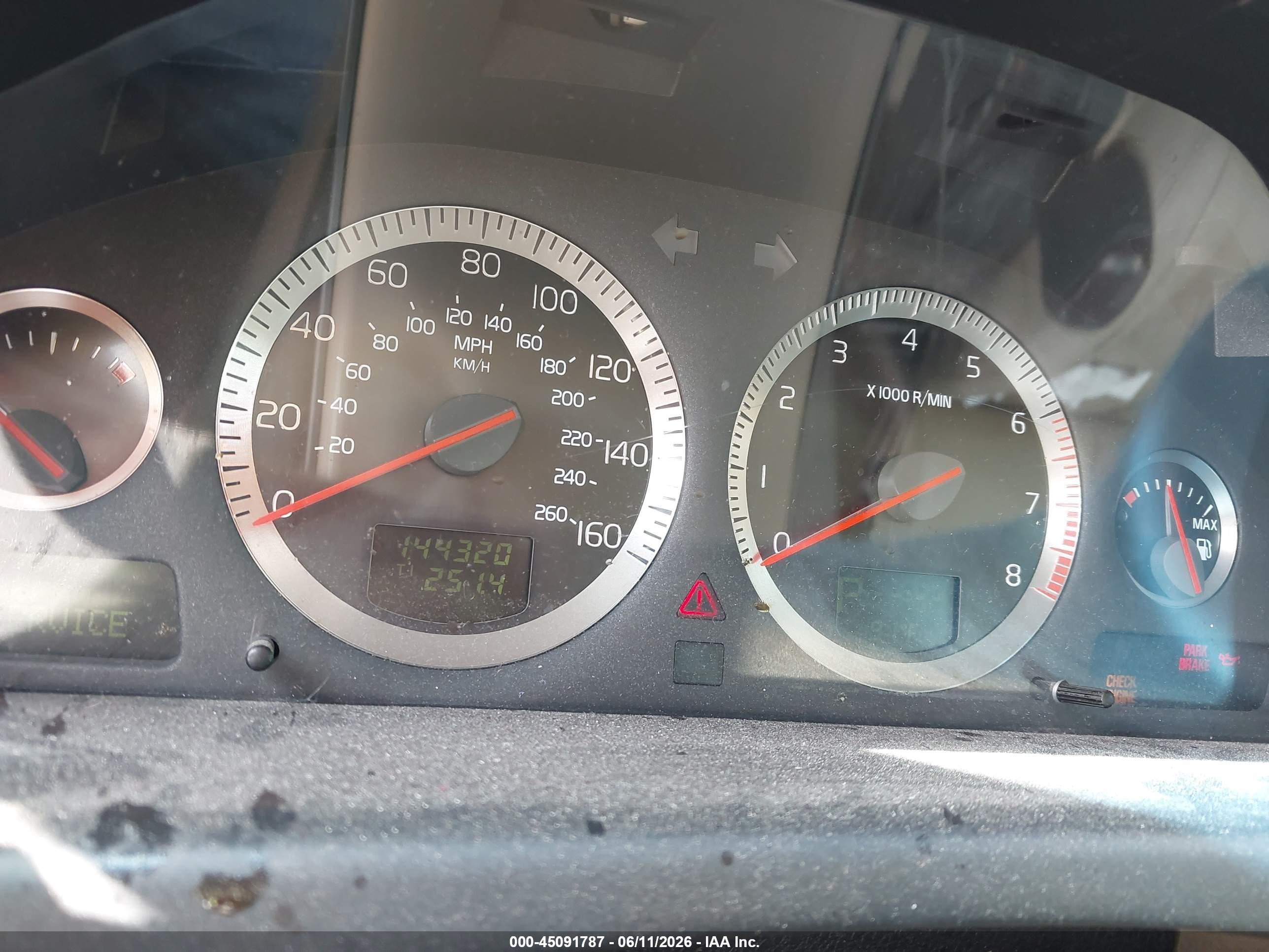2004 Volvo S80 2.9/t6 Black vin: YV1TS91Z641339994