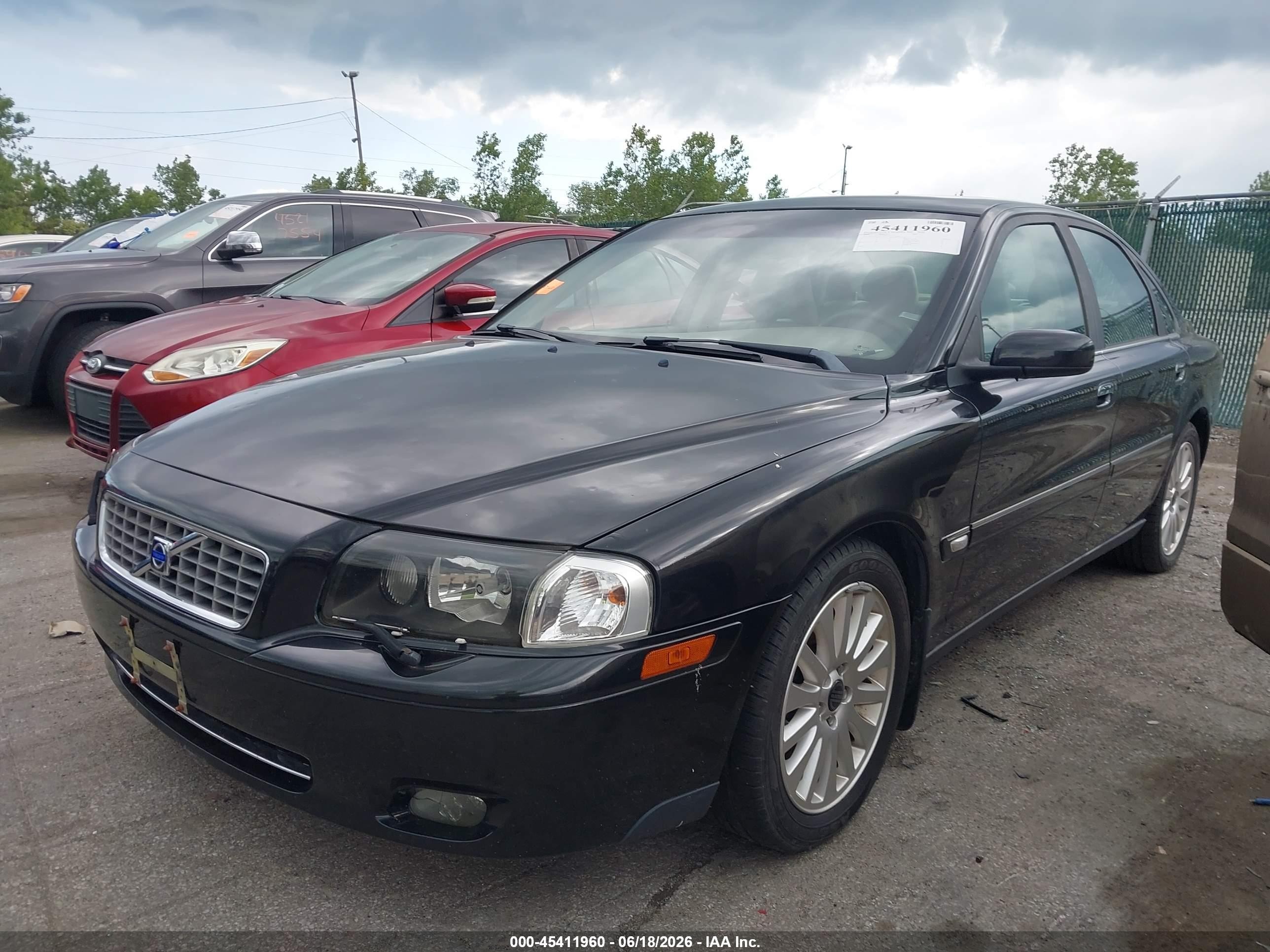 2004 Volvo S80 2.9/t6 Black vin: YV1TS91ZX41348777