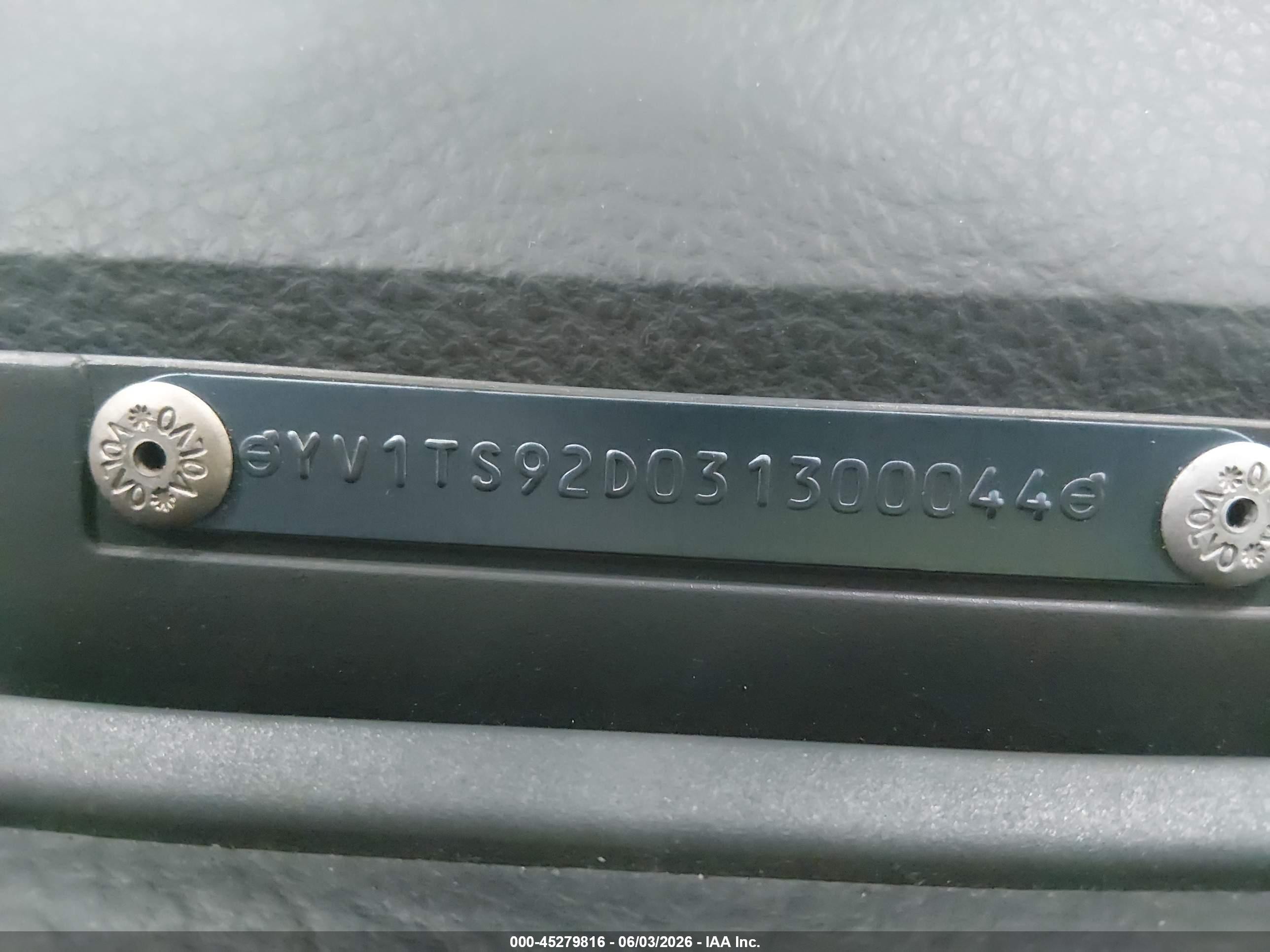 2003 Volvo S80 2.9 Серебряный vin: YV1TS92D031300044