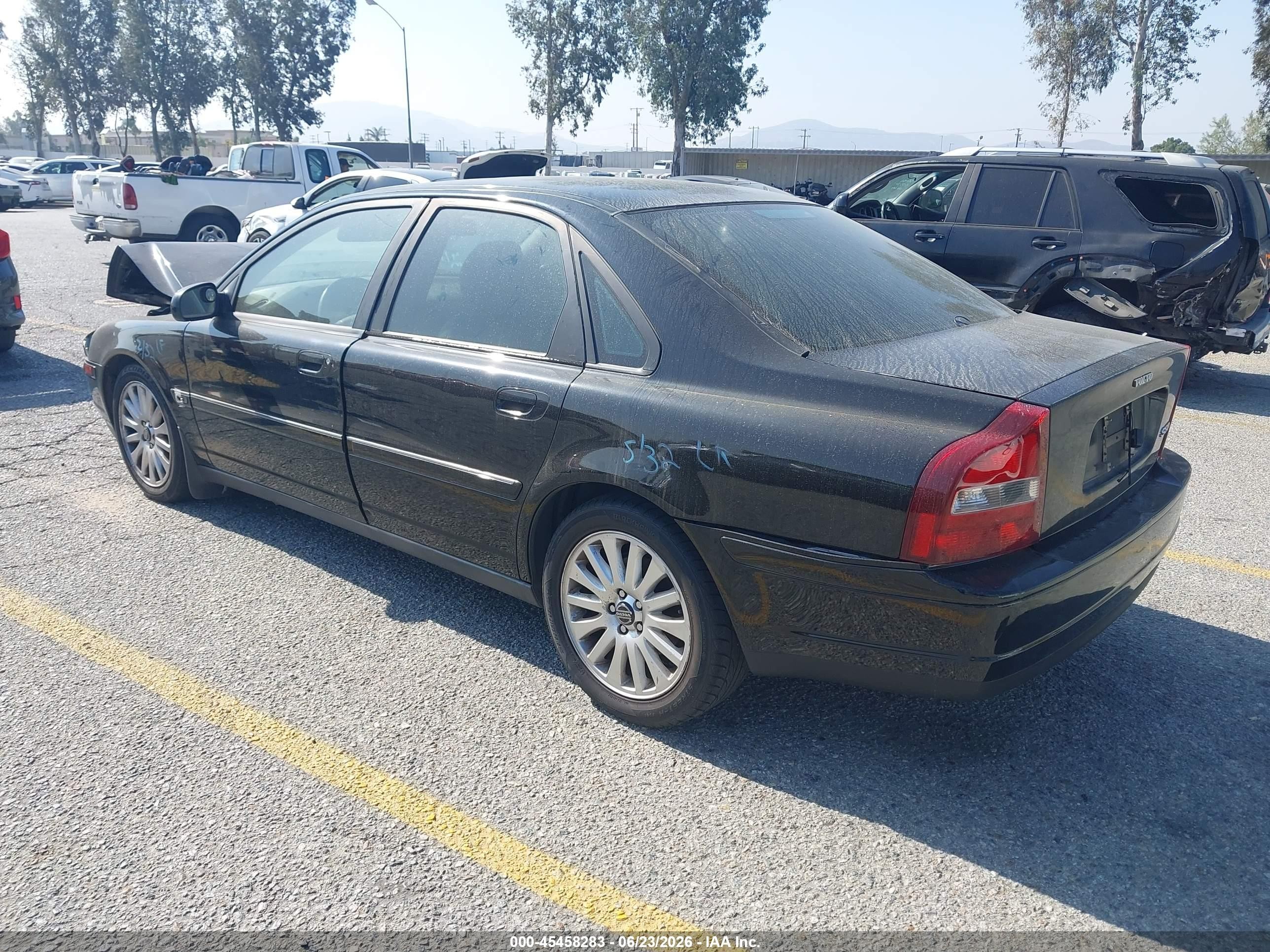 2003 Volvo S80 2.9 Black vin: YV1TS92D031314980