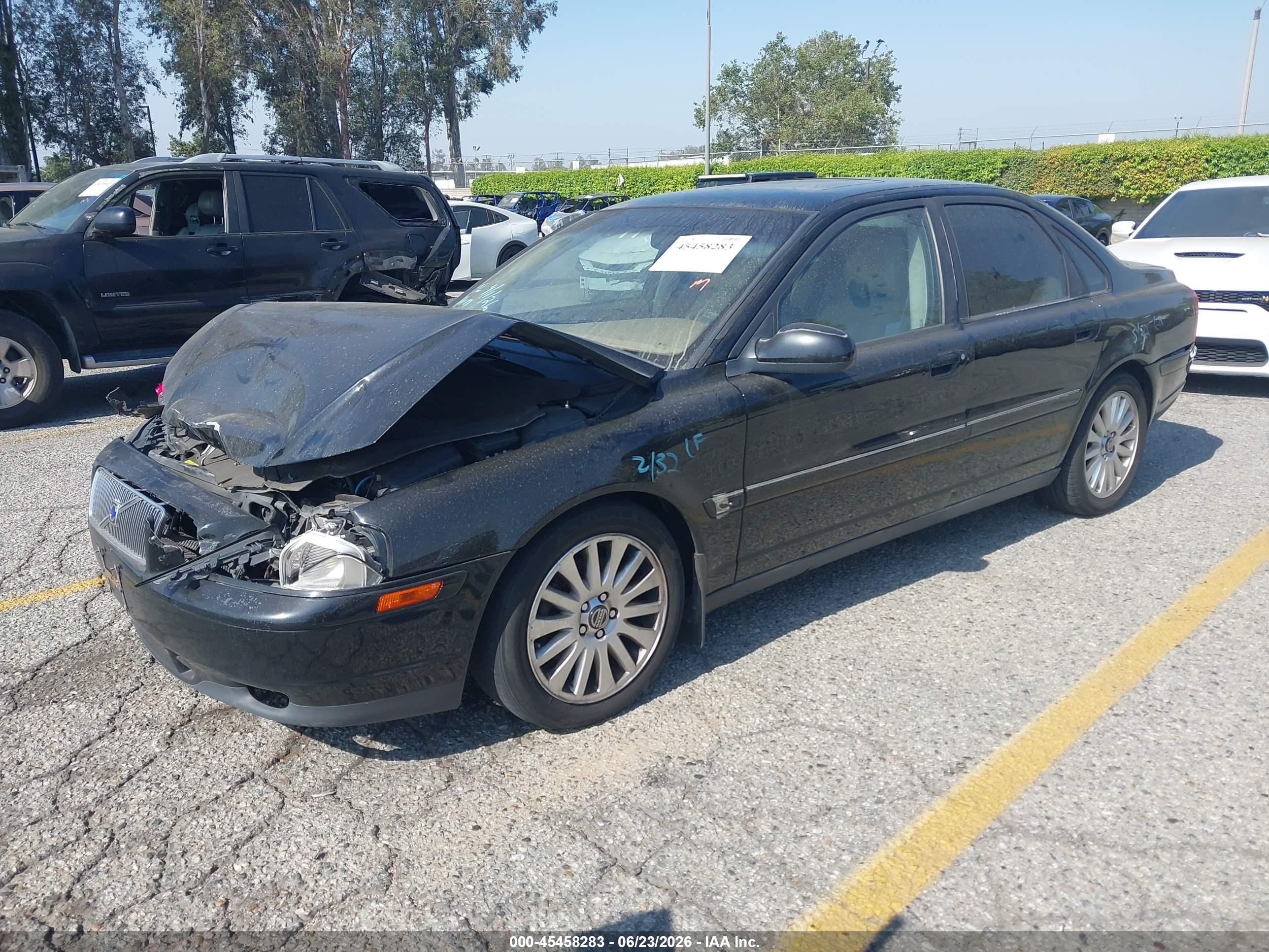 2003 Volvo S80 2.9 Black vin: YV1TS92D031314980
