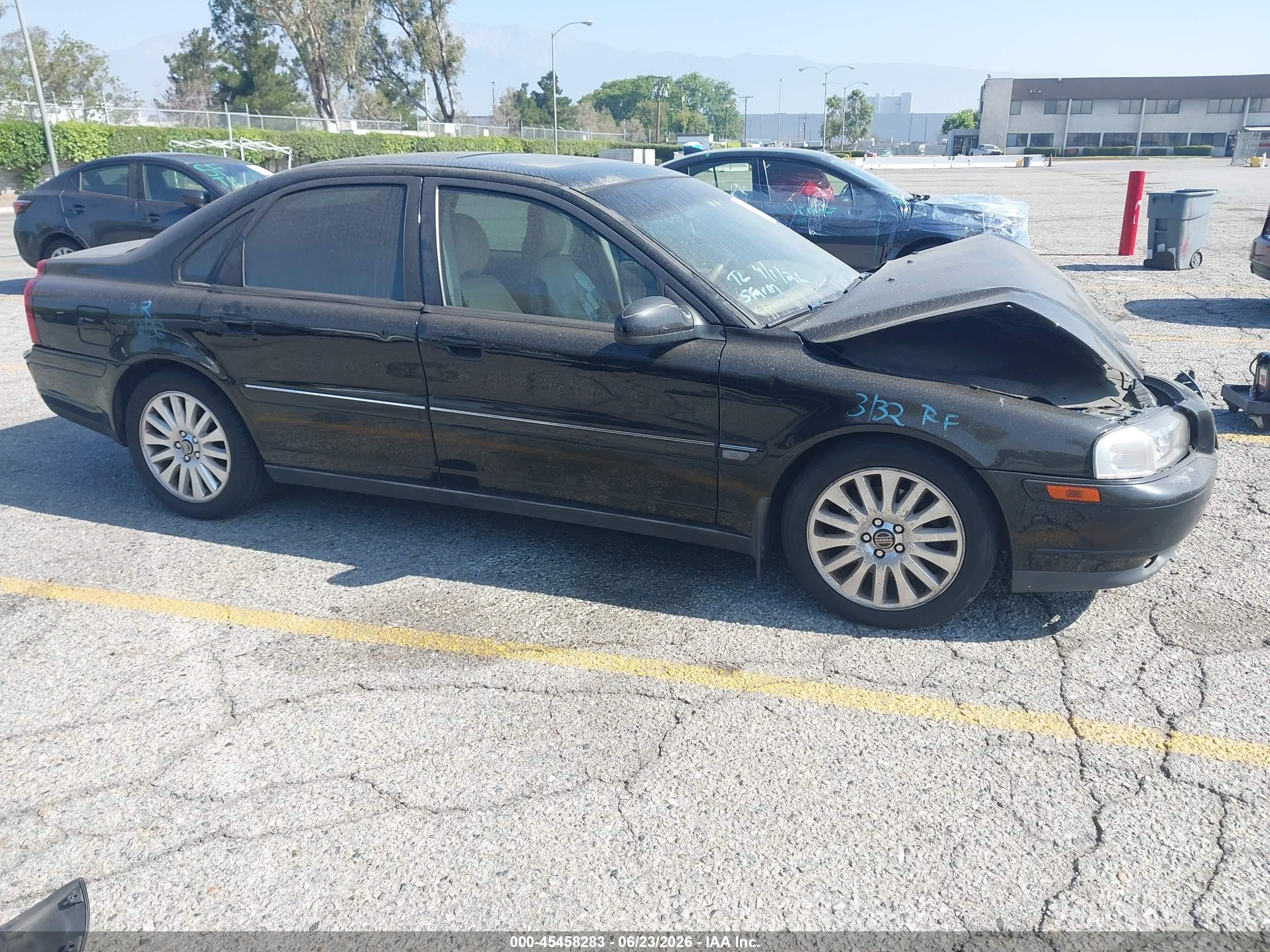 2003 Volvo S80 2.9 Black vin: YV1TS92D031314980