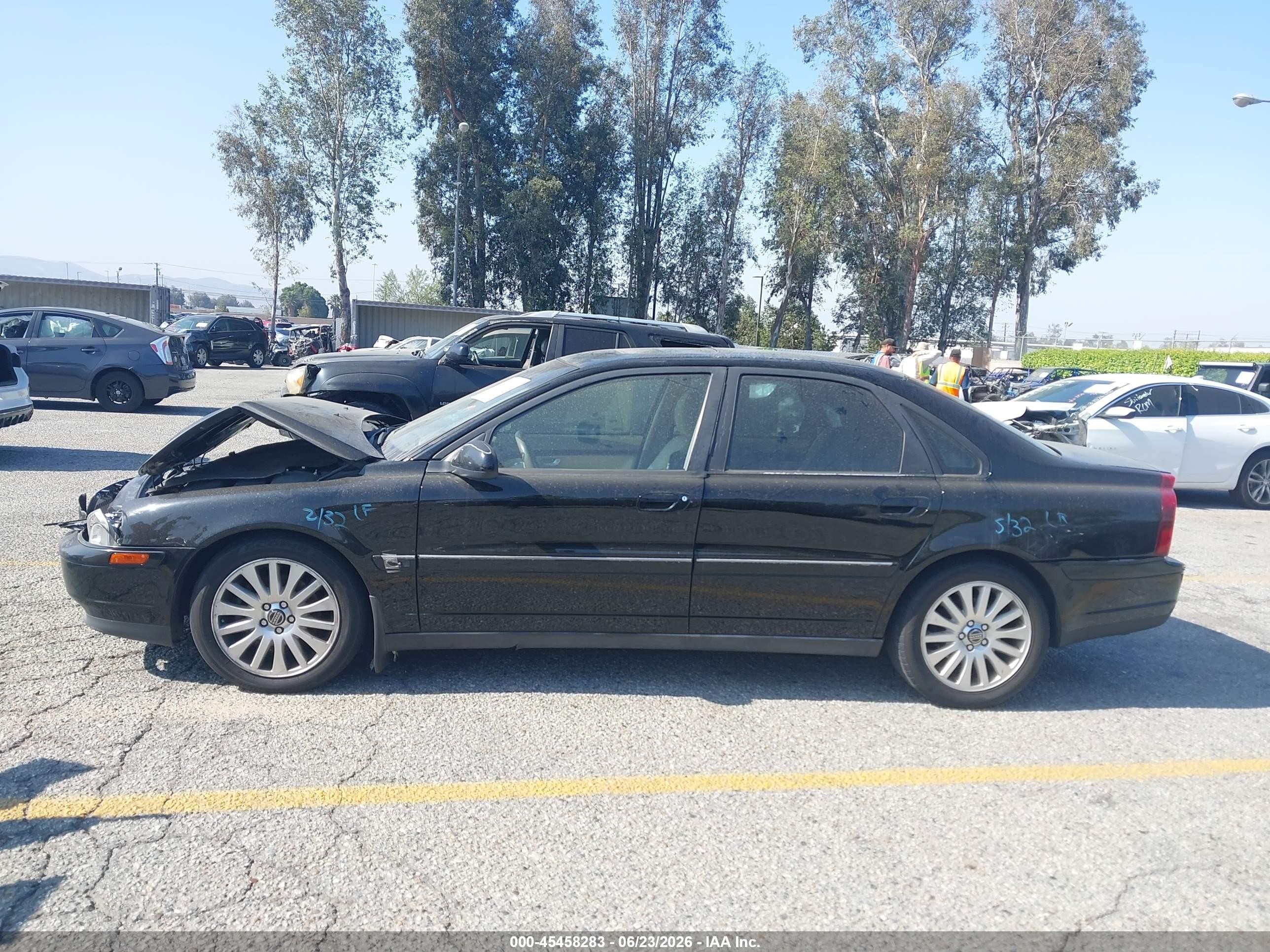 2003 Volvo S80 2.9 Black vin: YV1TS92D031314980