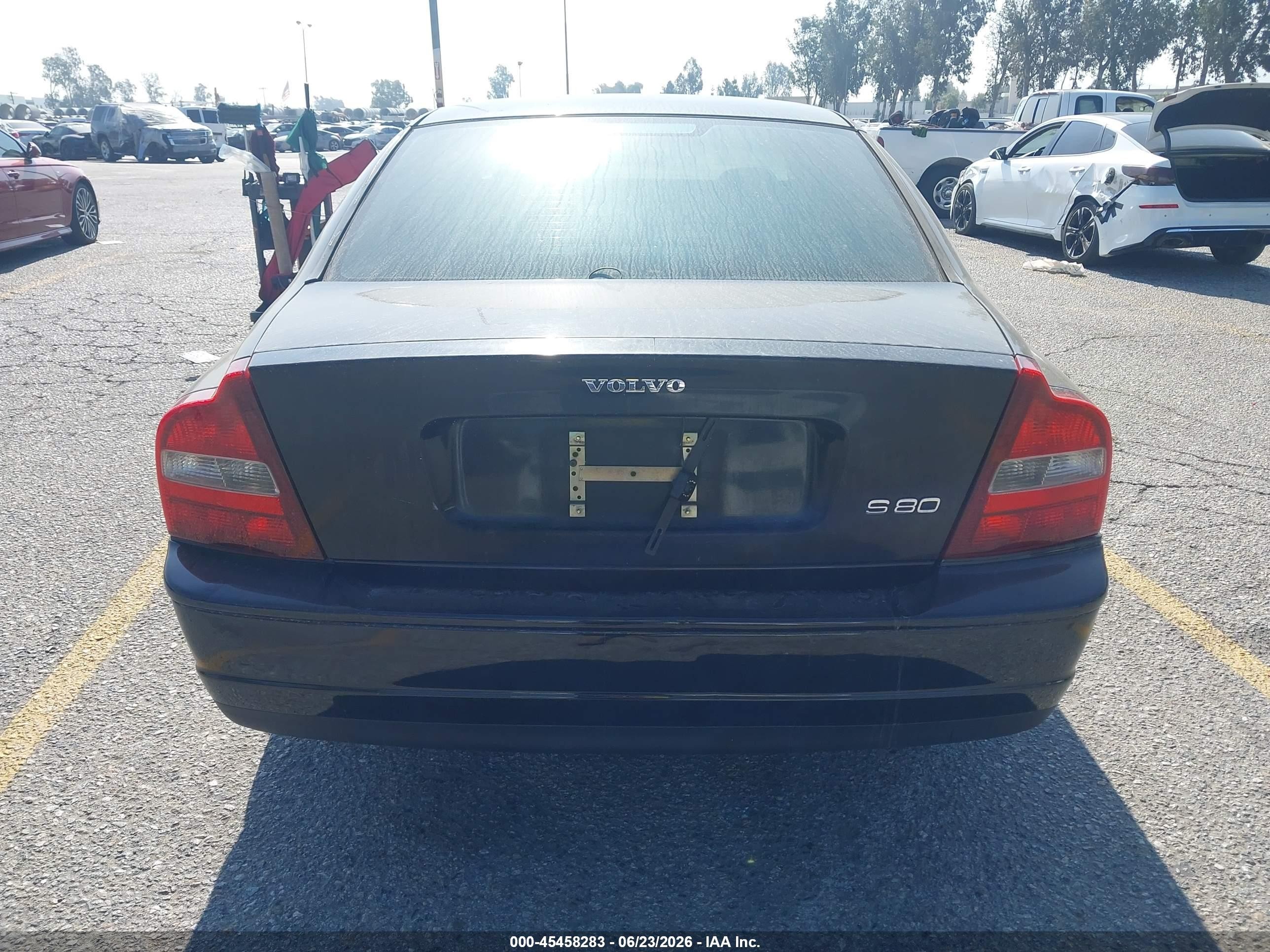 2003 Volvo S80 2.9 Black vin: YV1TS92D031314980