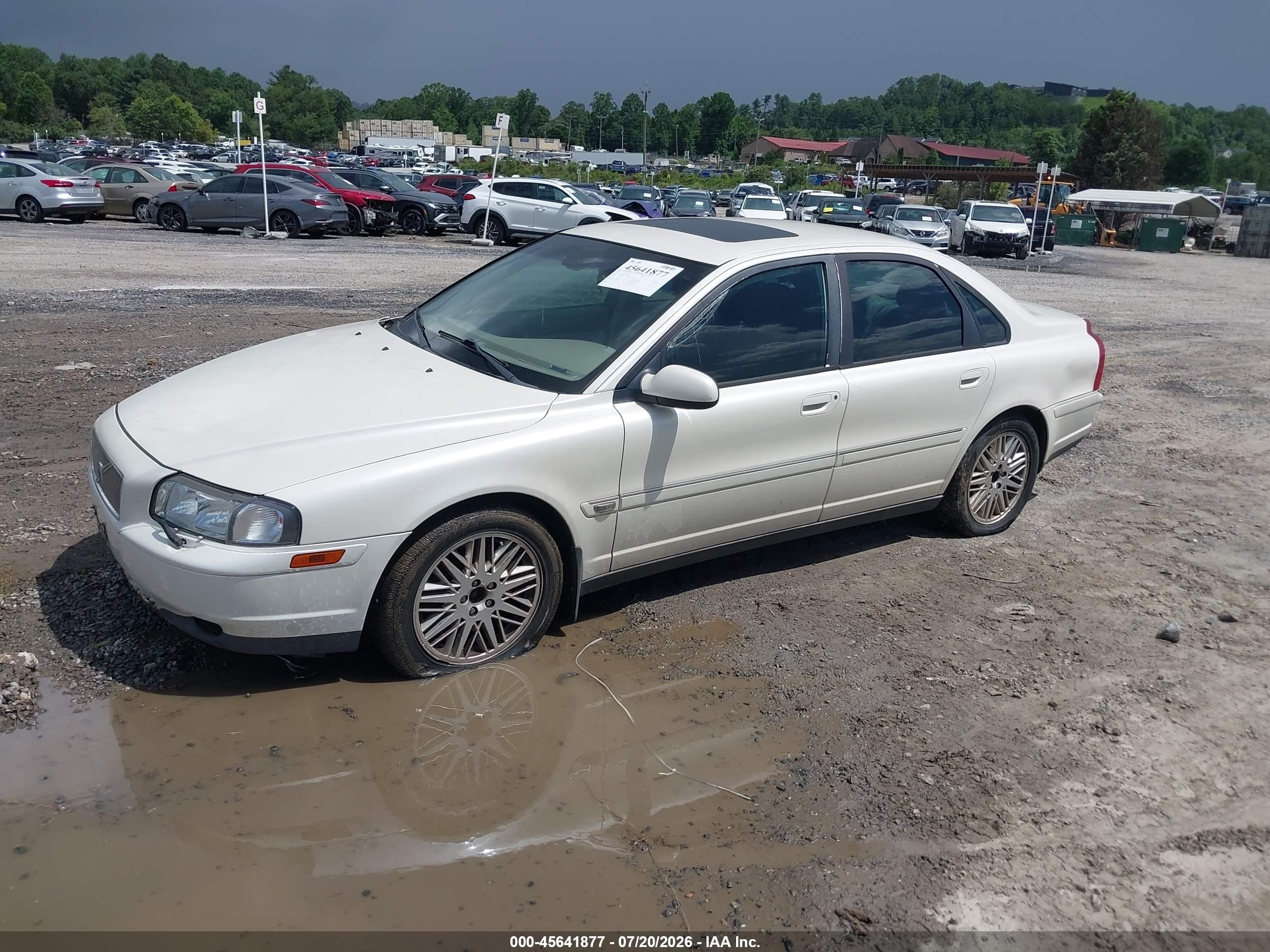 2003 Volvo S80 2.9l Белый vin: YV1TS92D331312897
