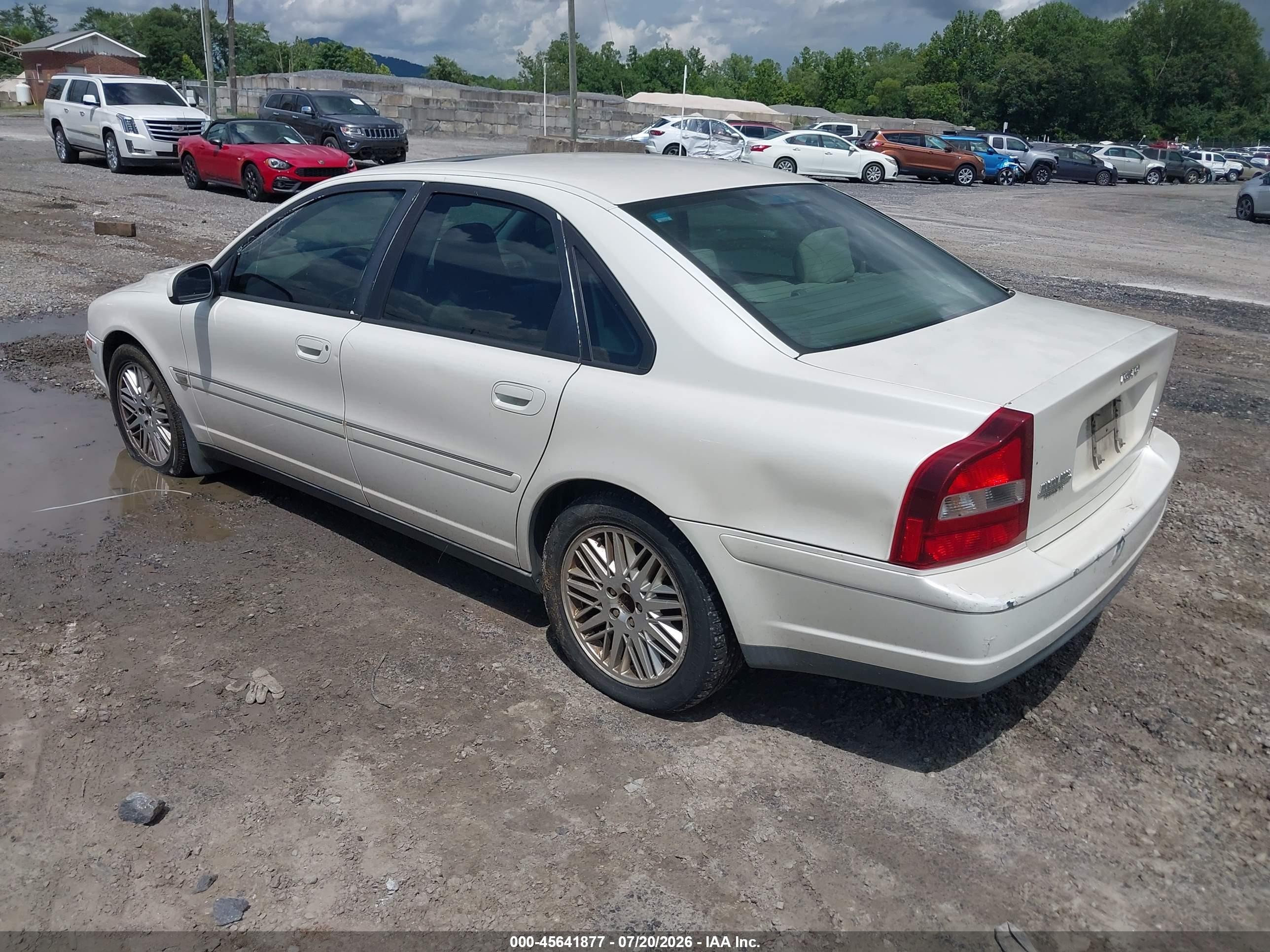 2003 Volvo S80 2.9l Белый vin: YV1TS92D331312897
