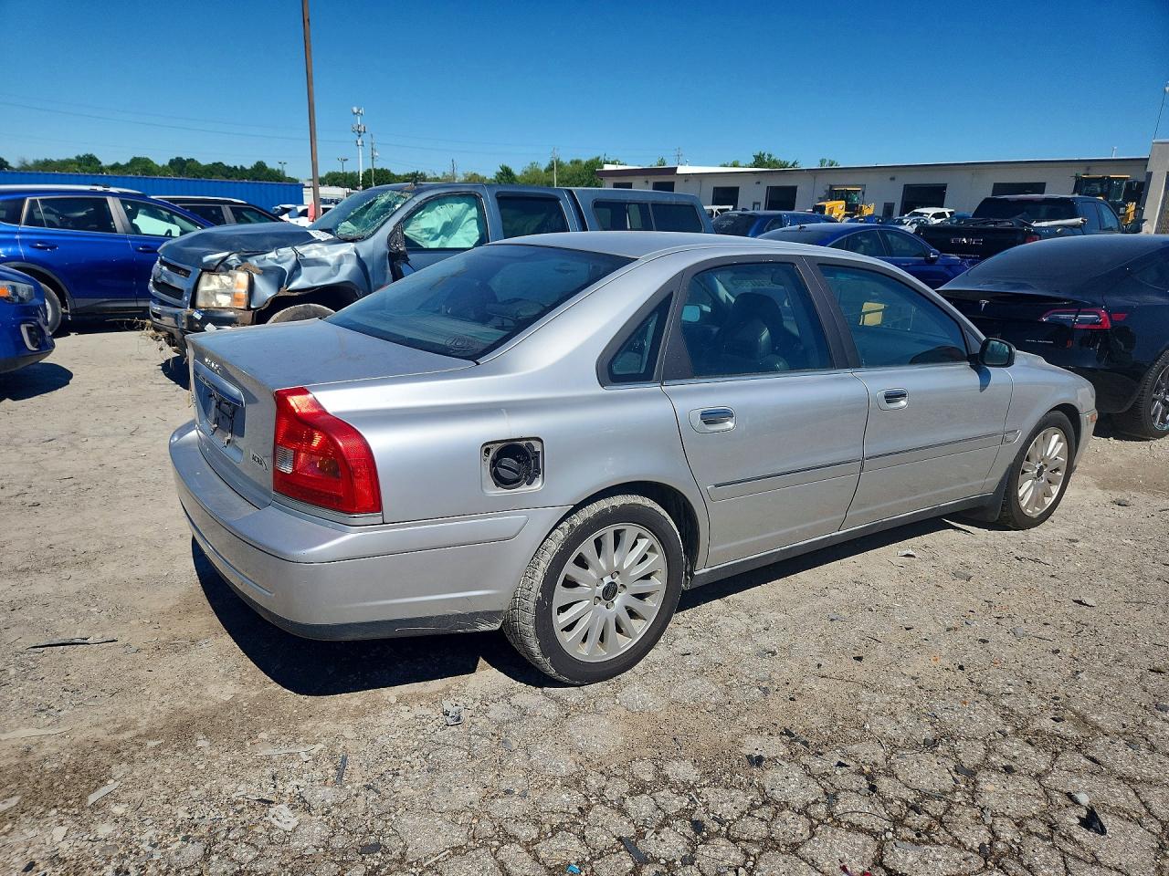 2004 Volvo S80 Silver vin: YV1TS92D341337638