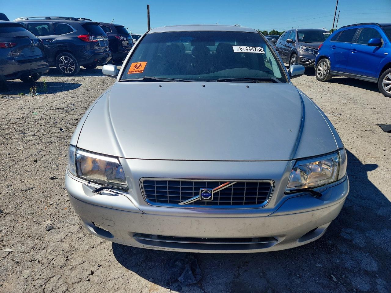 2004 Volvo S80 Silver vin: YV1TS92D341337638