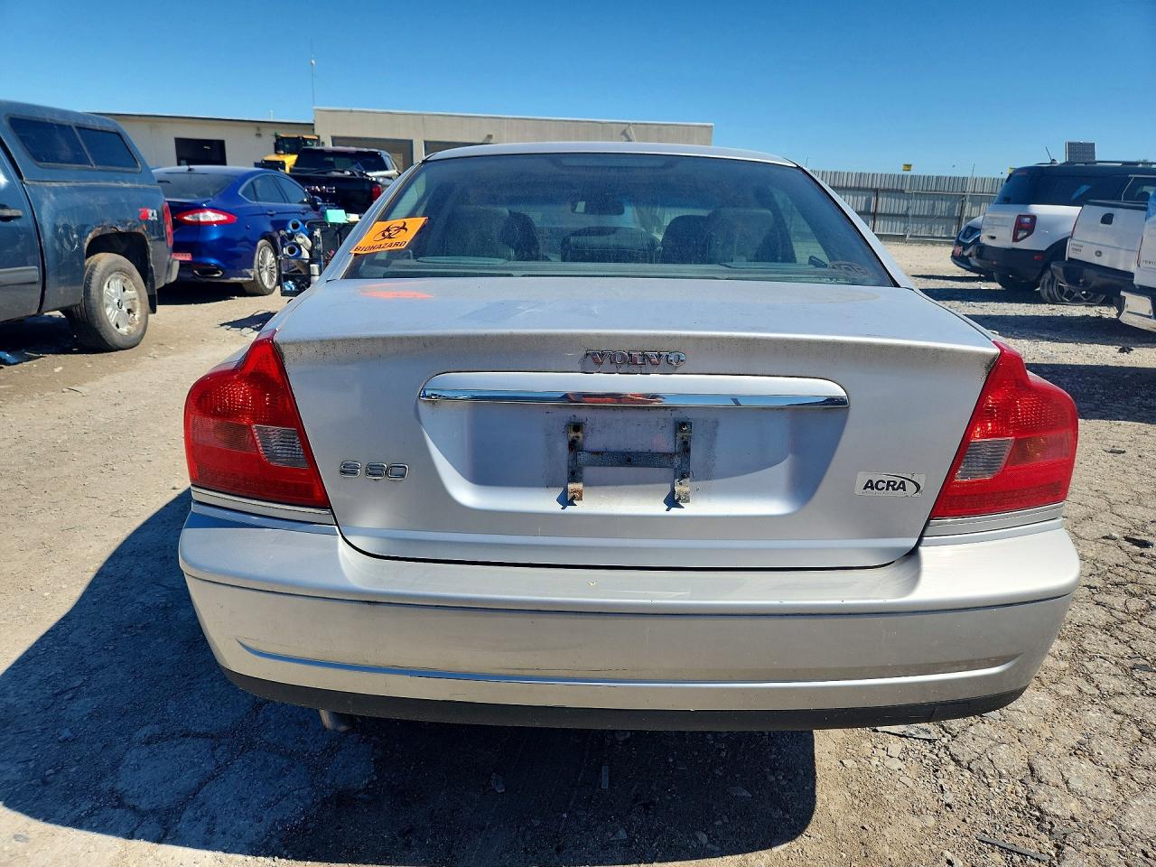 2004 Volvo S80 Silver vin: YV1TS92D341337638