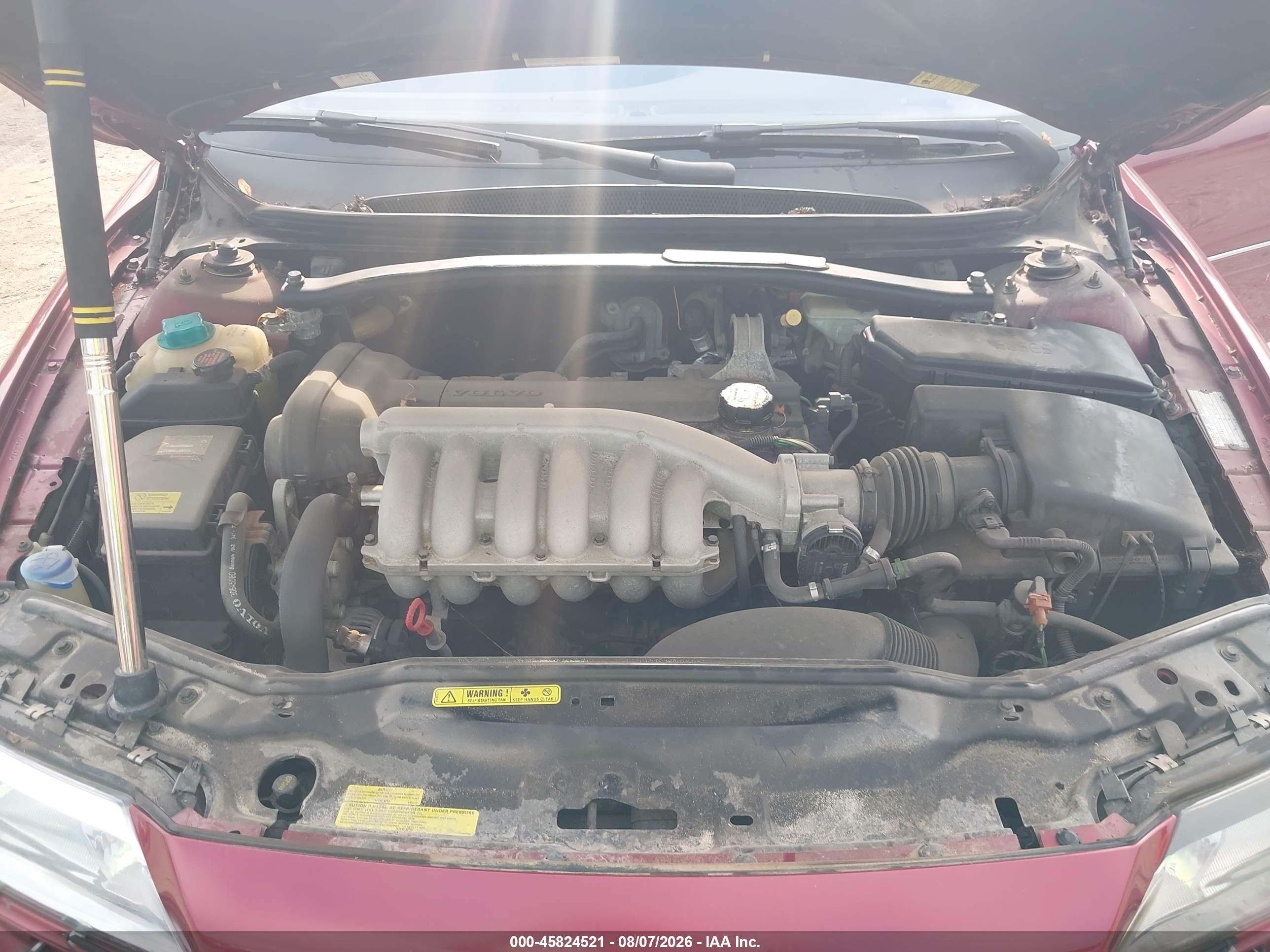 2004 Volvo S80 2.9 Red vin: YV1TS92D341362104