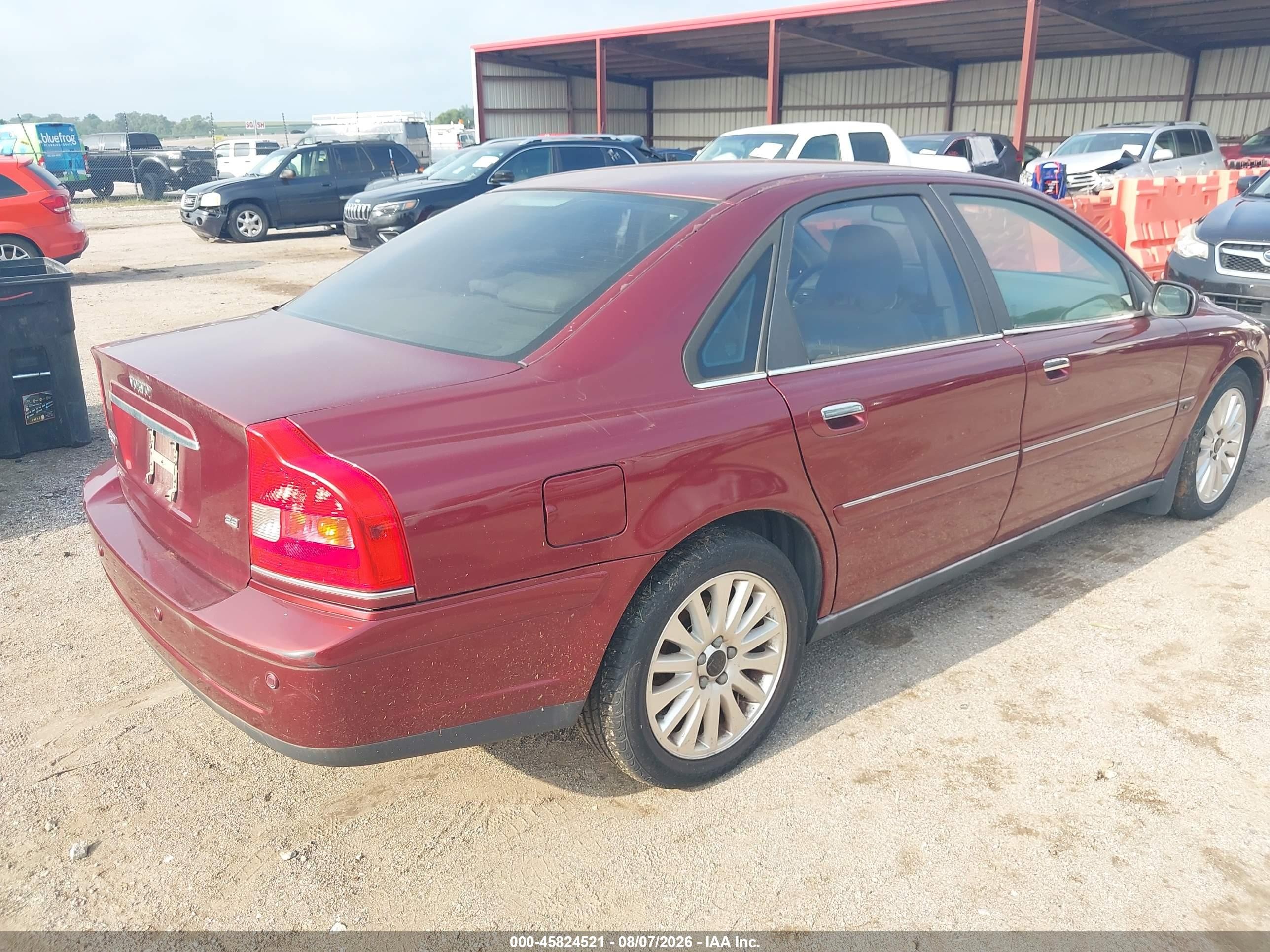 2004 Volvo S80 2.9 Red vin: YV1TS92D341362104