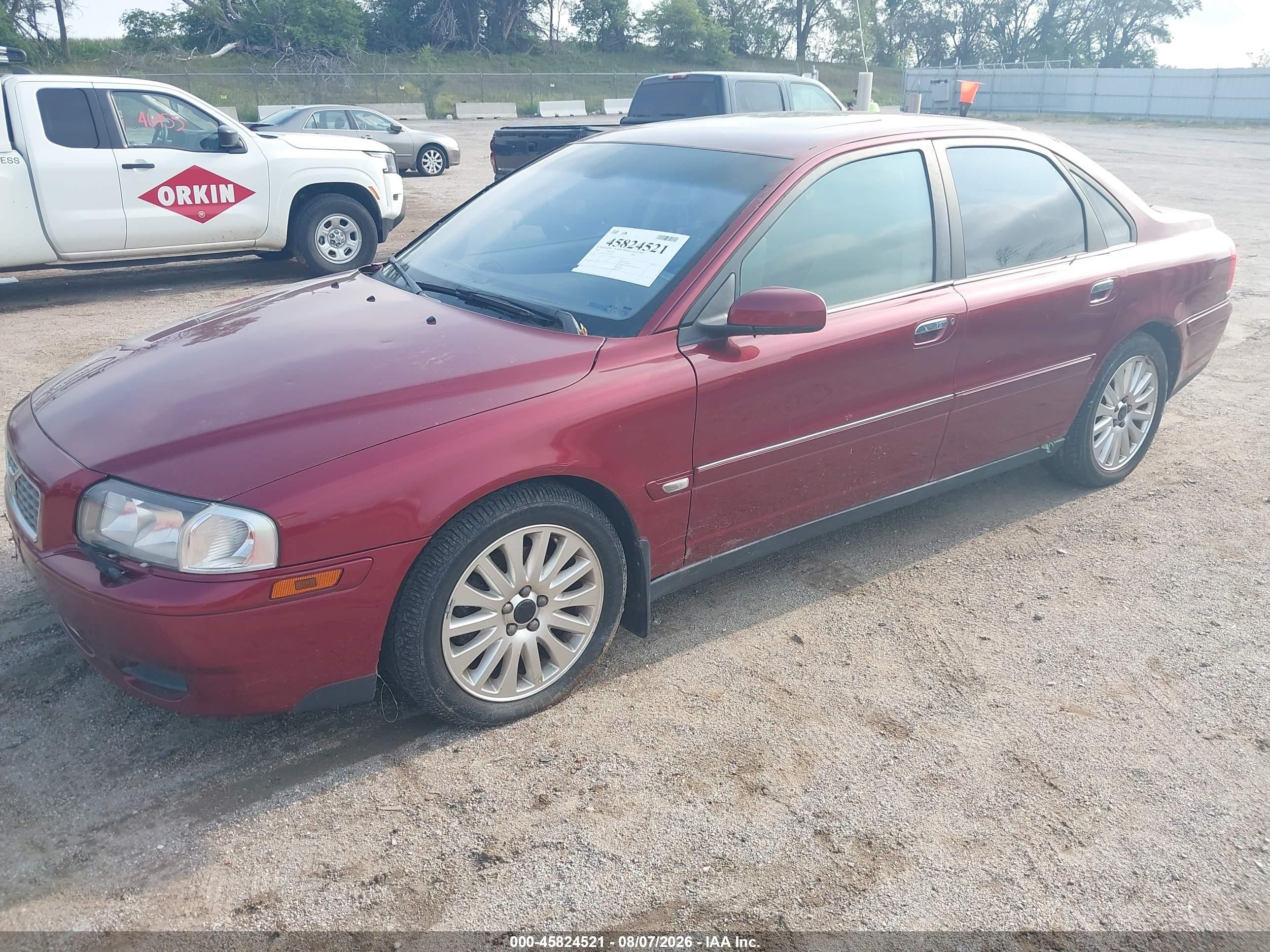 2004 Volvo S80 2.9 Red vin: YV1TS92D341362104
