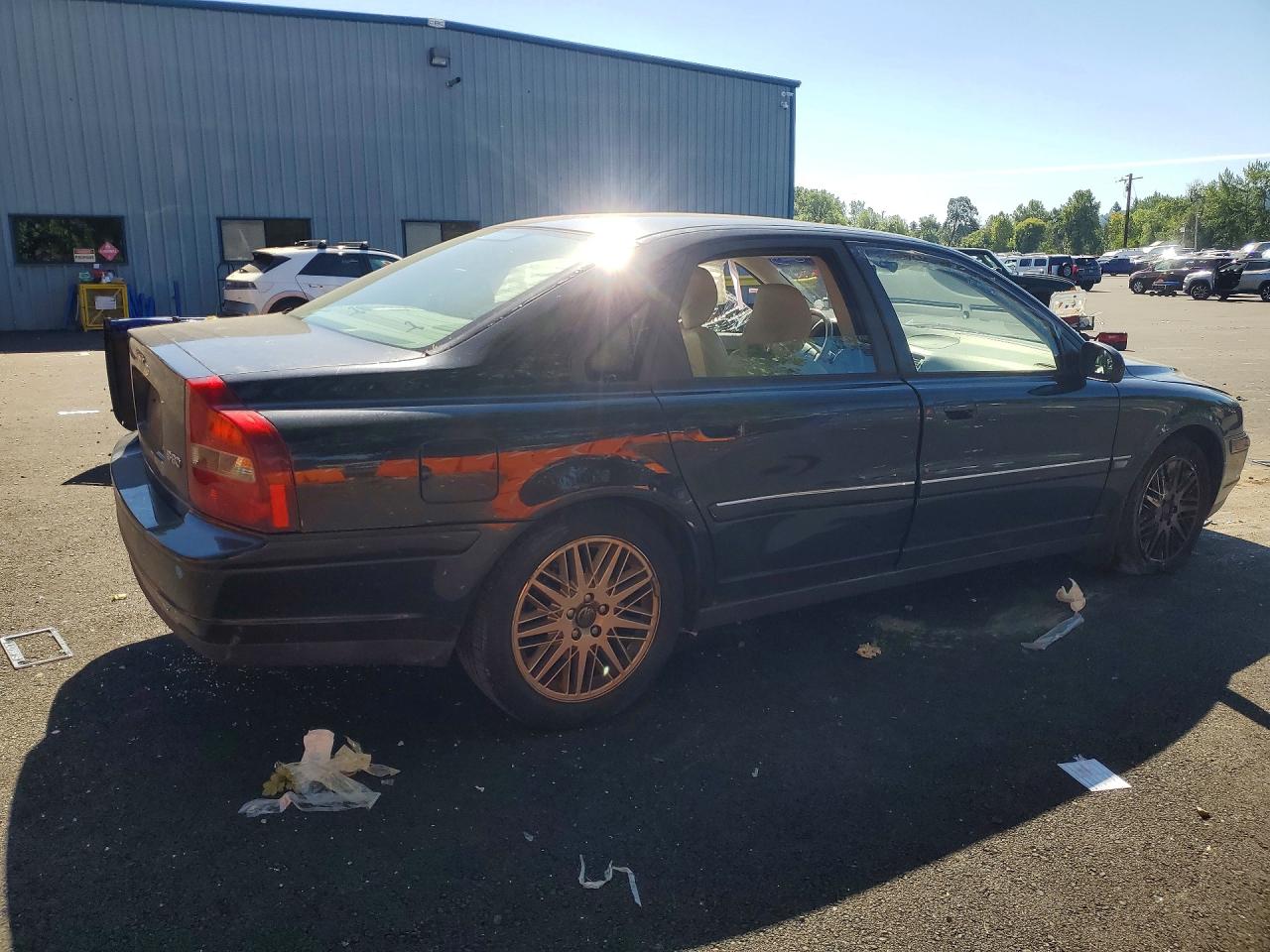 2003 Volvo S80 Black vin: YV1TS92D431317574