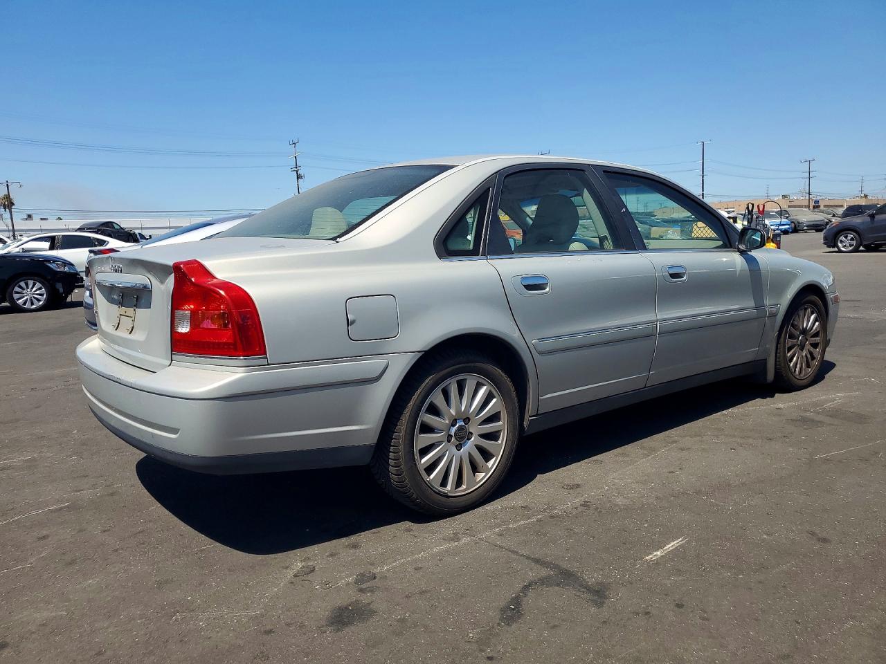2004 Volvo S80 Silver vin: YV1TS92D441351578