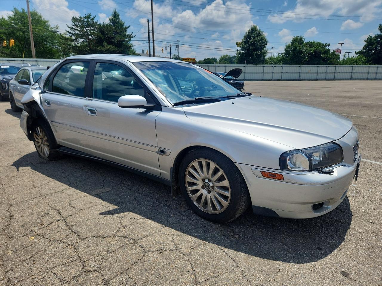 2004 Volvo S80 Silver vin: YV1TS92D441360278