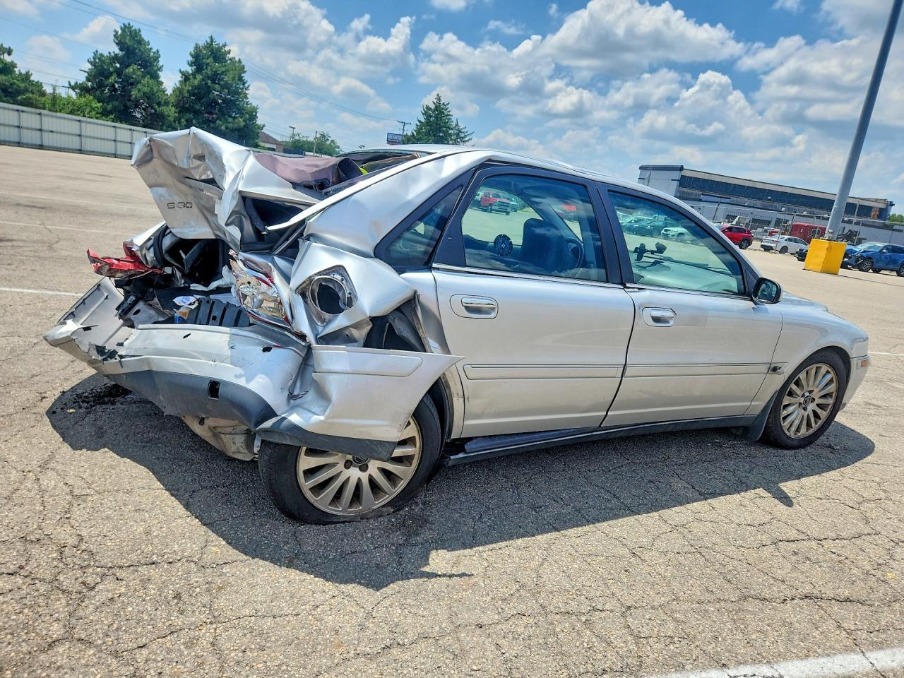 2004 Volvo S80 Silver vin: YV1TS92D441360278