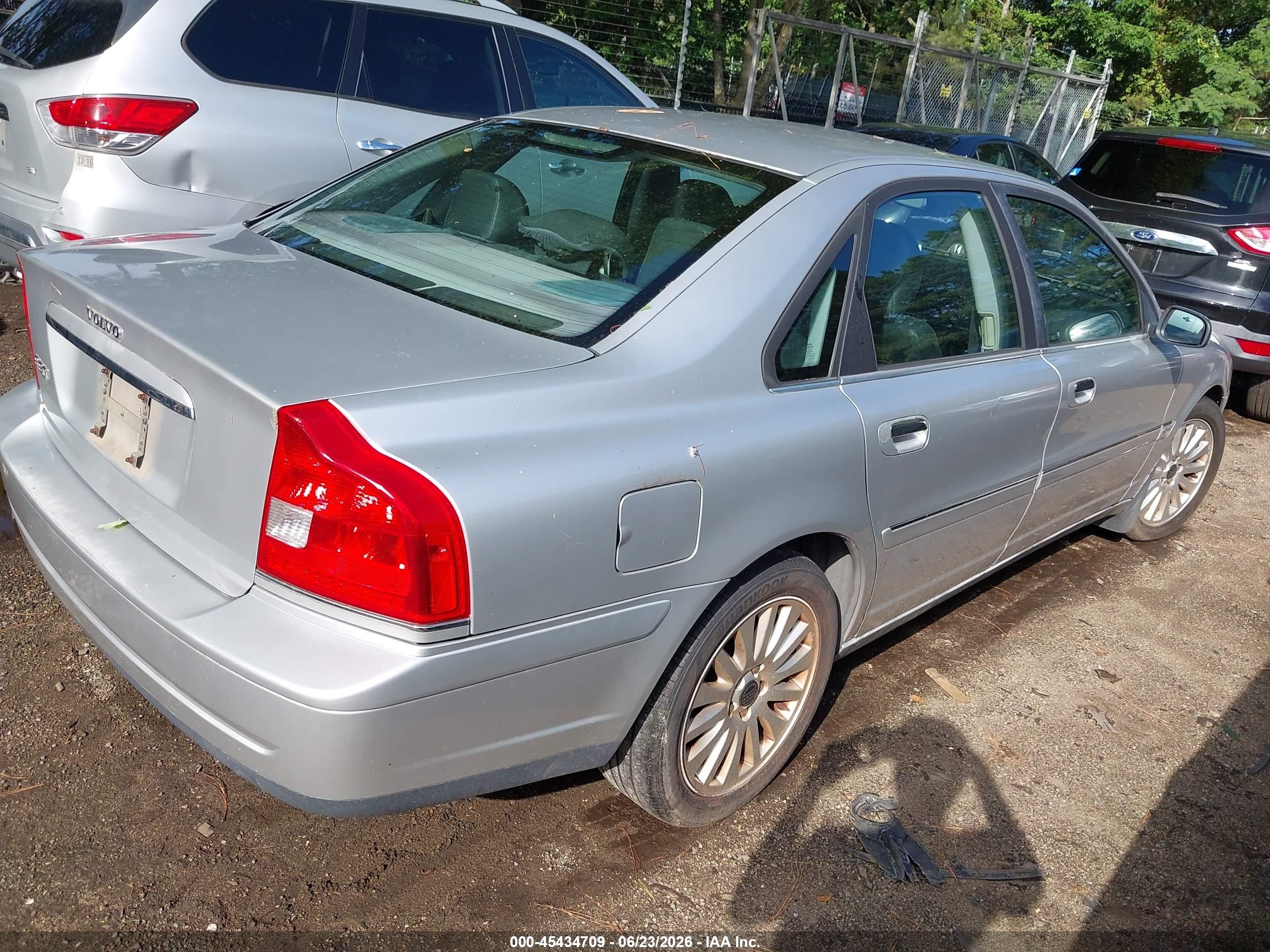 2004 Volvo S80 2.9 Silver vin: YV1TS92D641348469