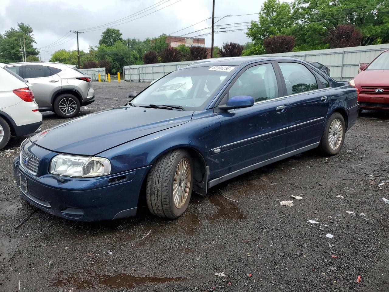 2004 Volvo S80 Blue vin: YV1TS92D941355268
